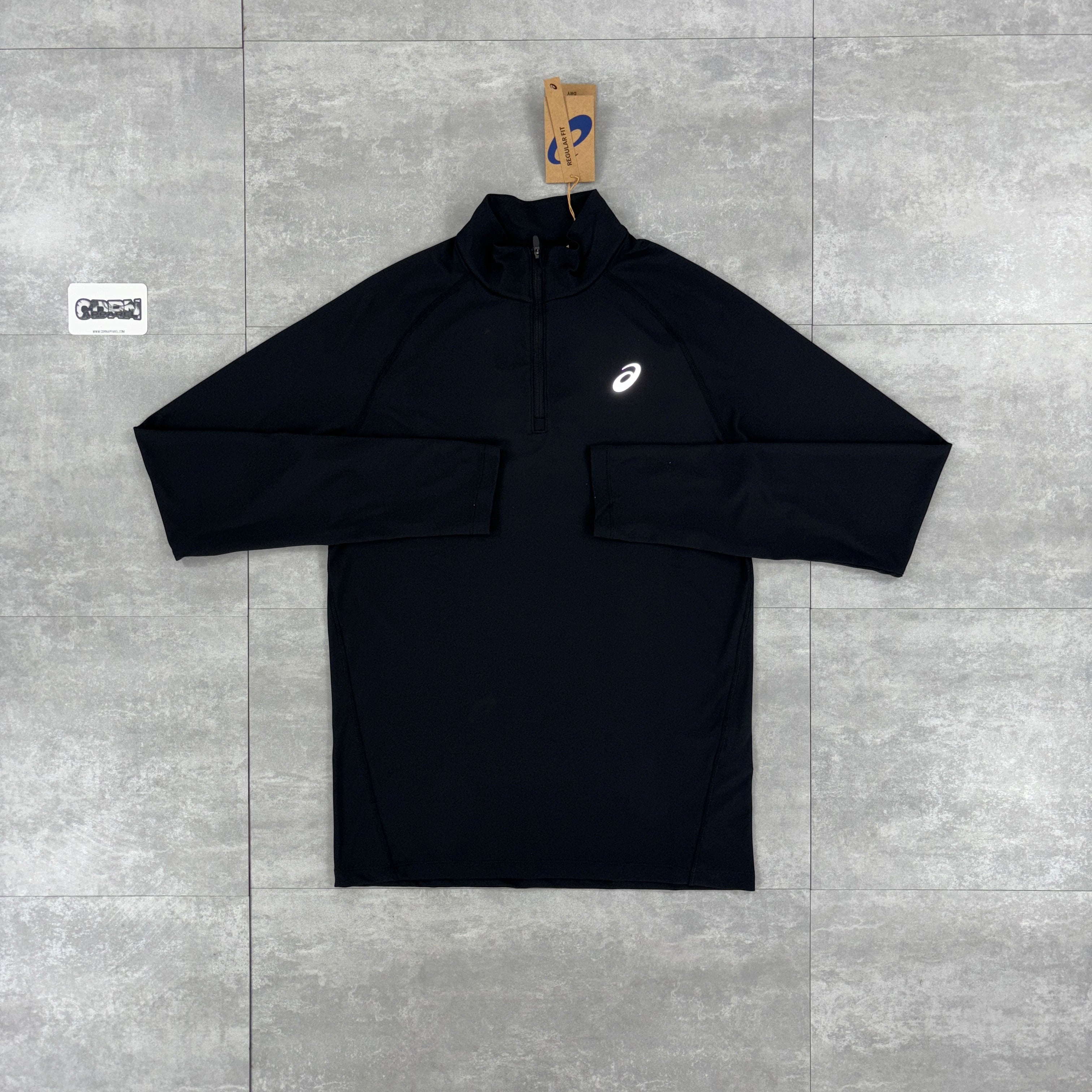 ASICS 1/4 Zip - Black