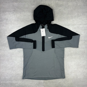 Nike Performance 1/2 Zip Windbreaker - Grey/Black