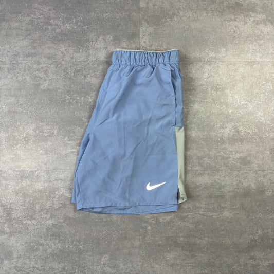 Nike Cobalt Bliss UV Windbreaker & 7” Cobalt Challenger Shorts