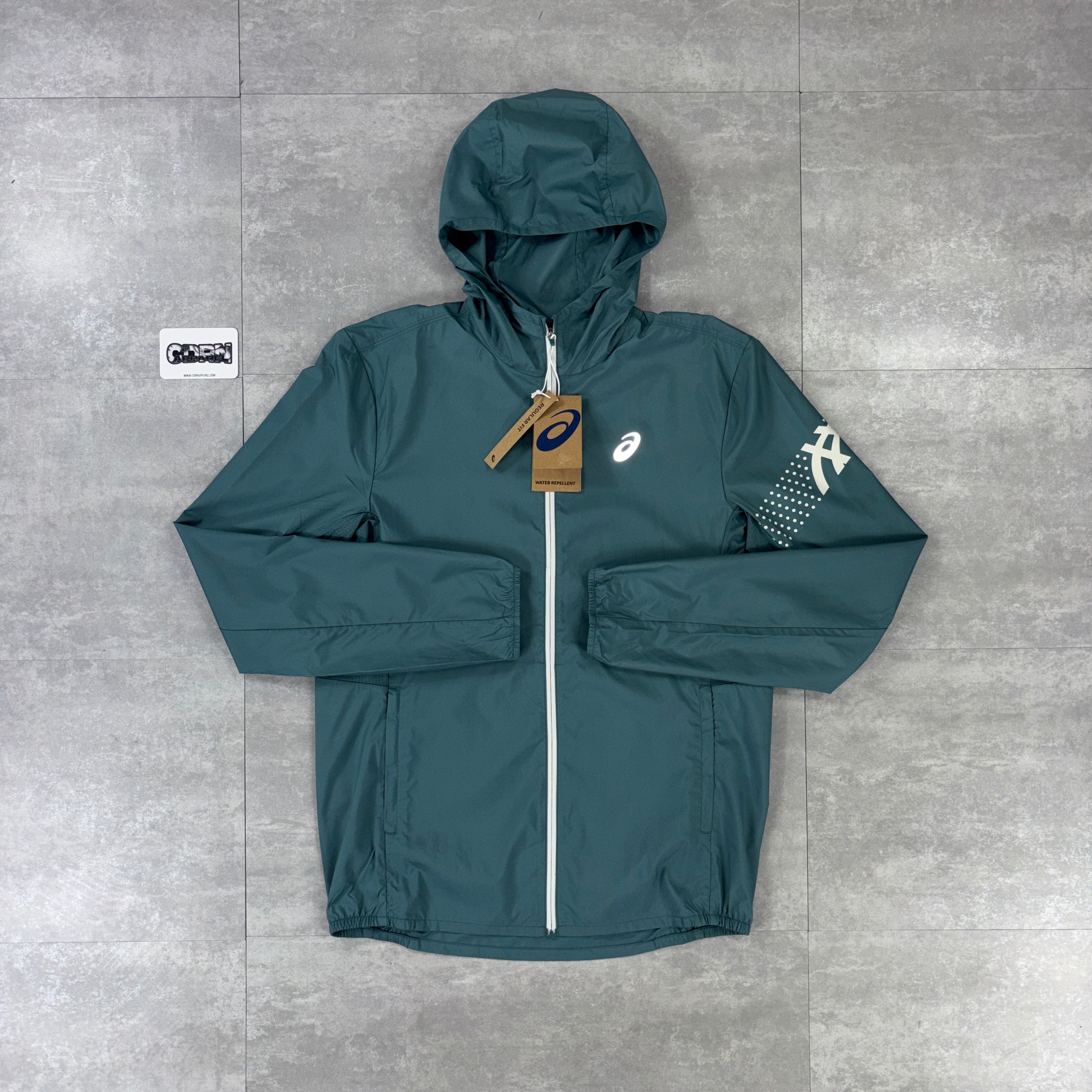 Asics Icon Windbreaker Jacket - Foggy Teal