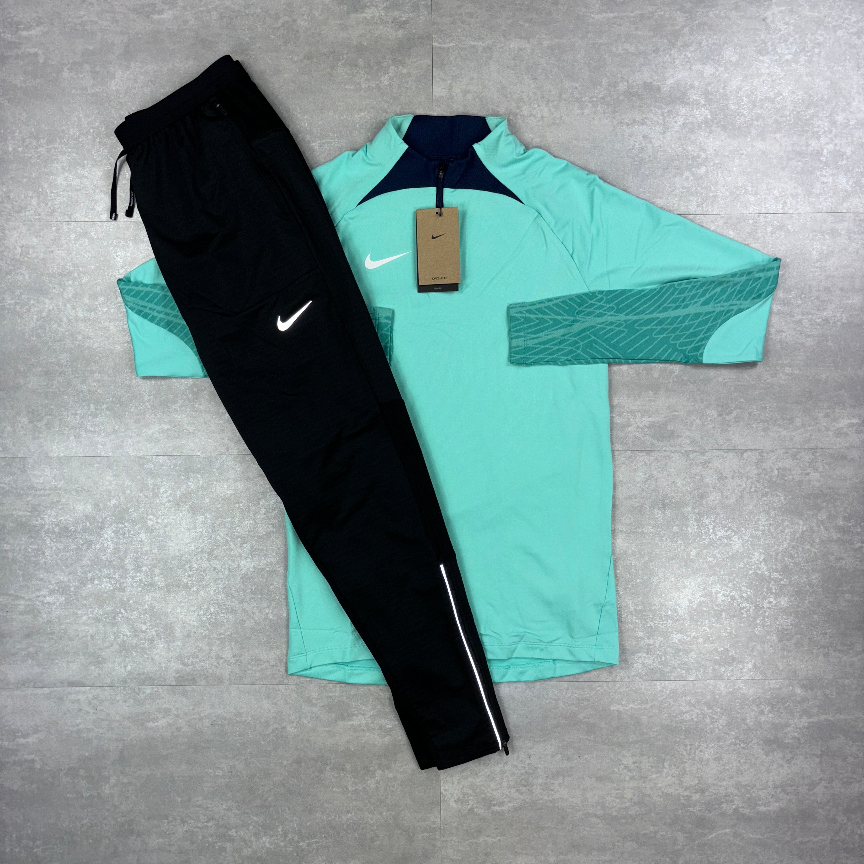 Nike Strike 1/4 Zip Hyper Turquoise & Black Phenoms Pants Set