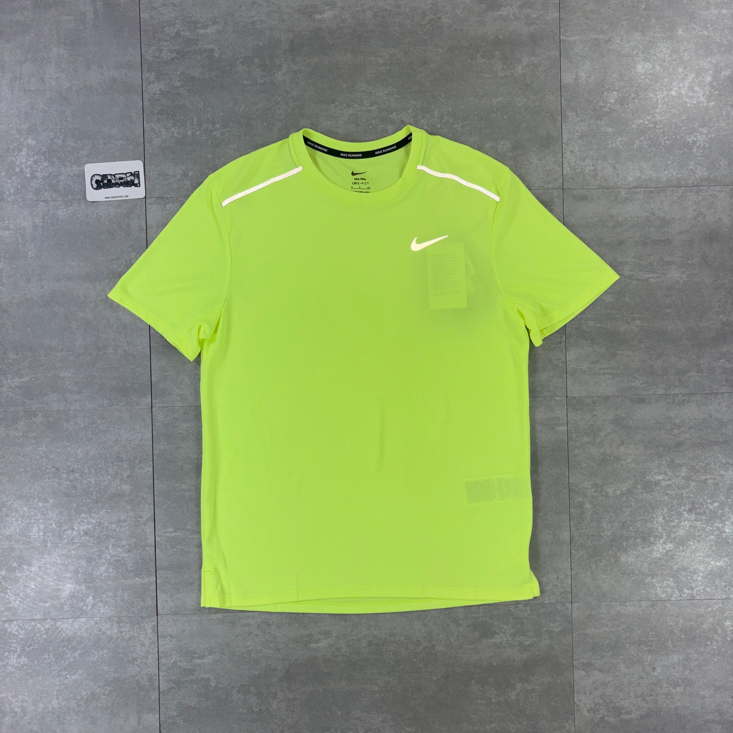 Nike Miler 1.0 T-Shirt - Neon