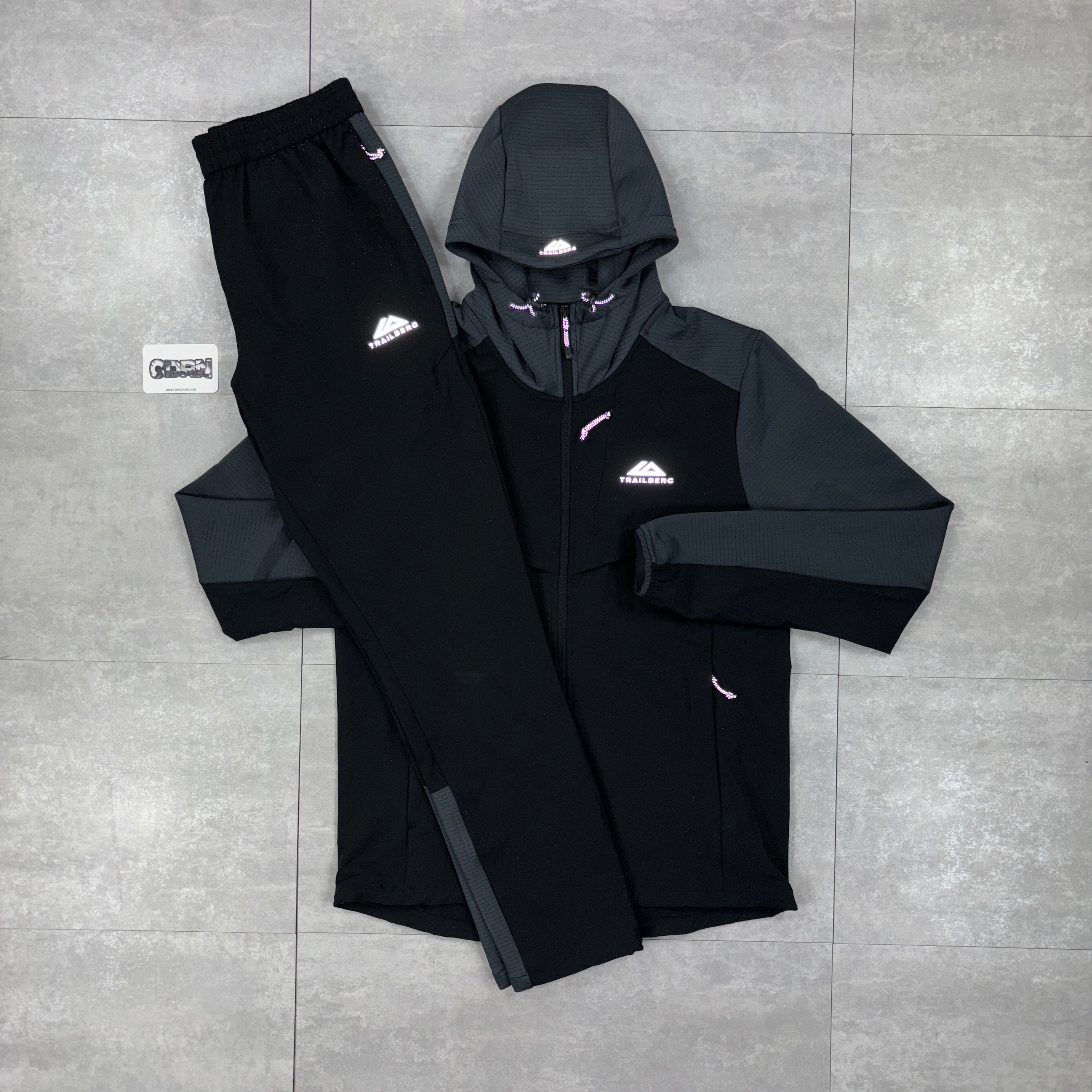 Trailberg Rapid Dash 2.0 Windbreaker Jacket - Black / Grey