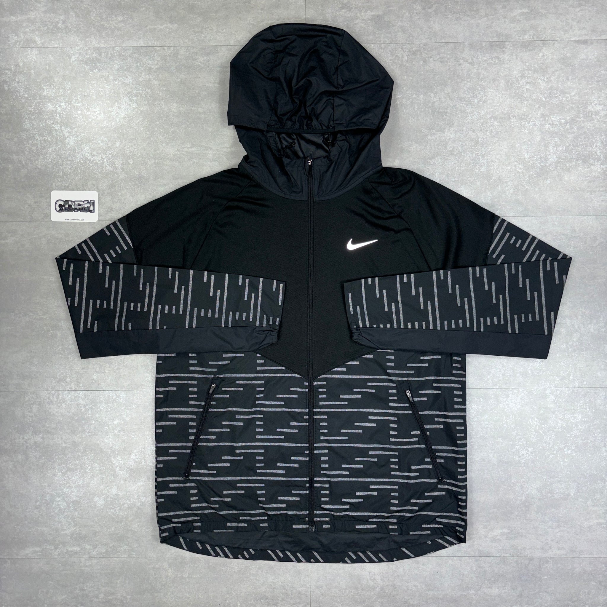 Nike Miler Running Division Windbreaker - Black