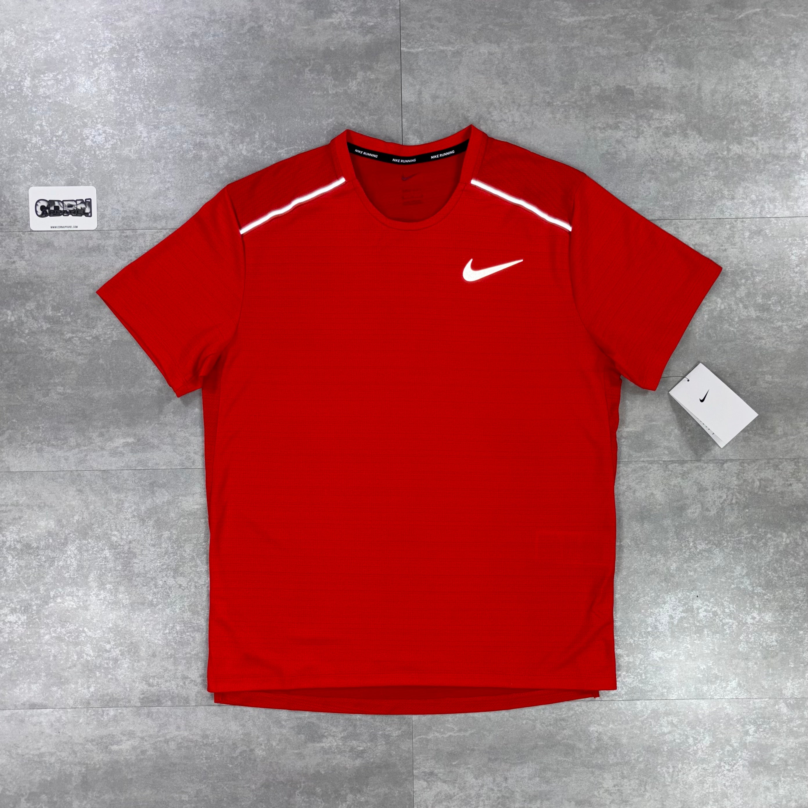 Nike Miler 1.0 Light Crimson & Light Crimson Challenger Shorts Set