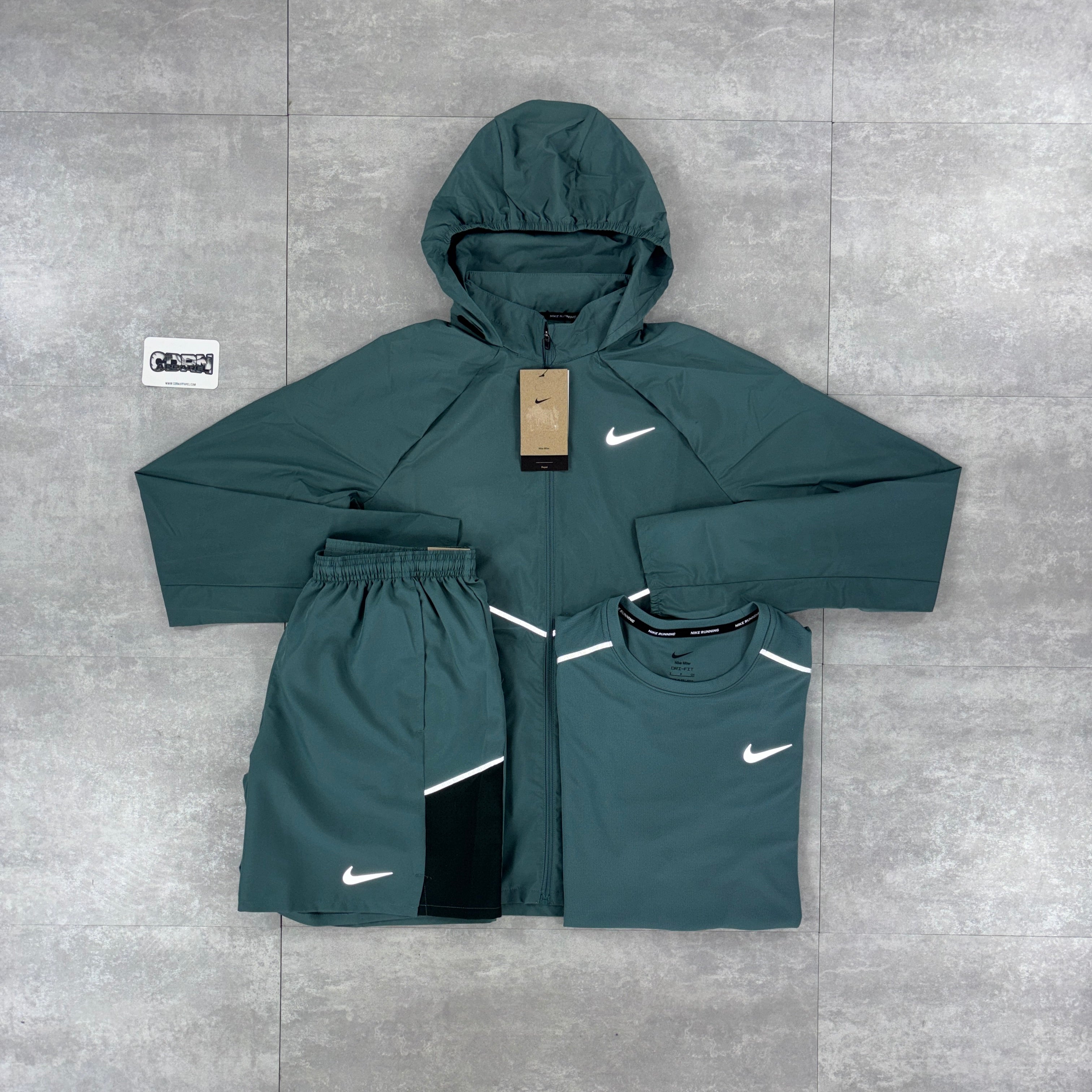 Nike Miler Repel Windbreaker Jacket - Mineral Slate