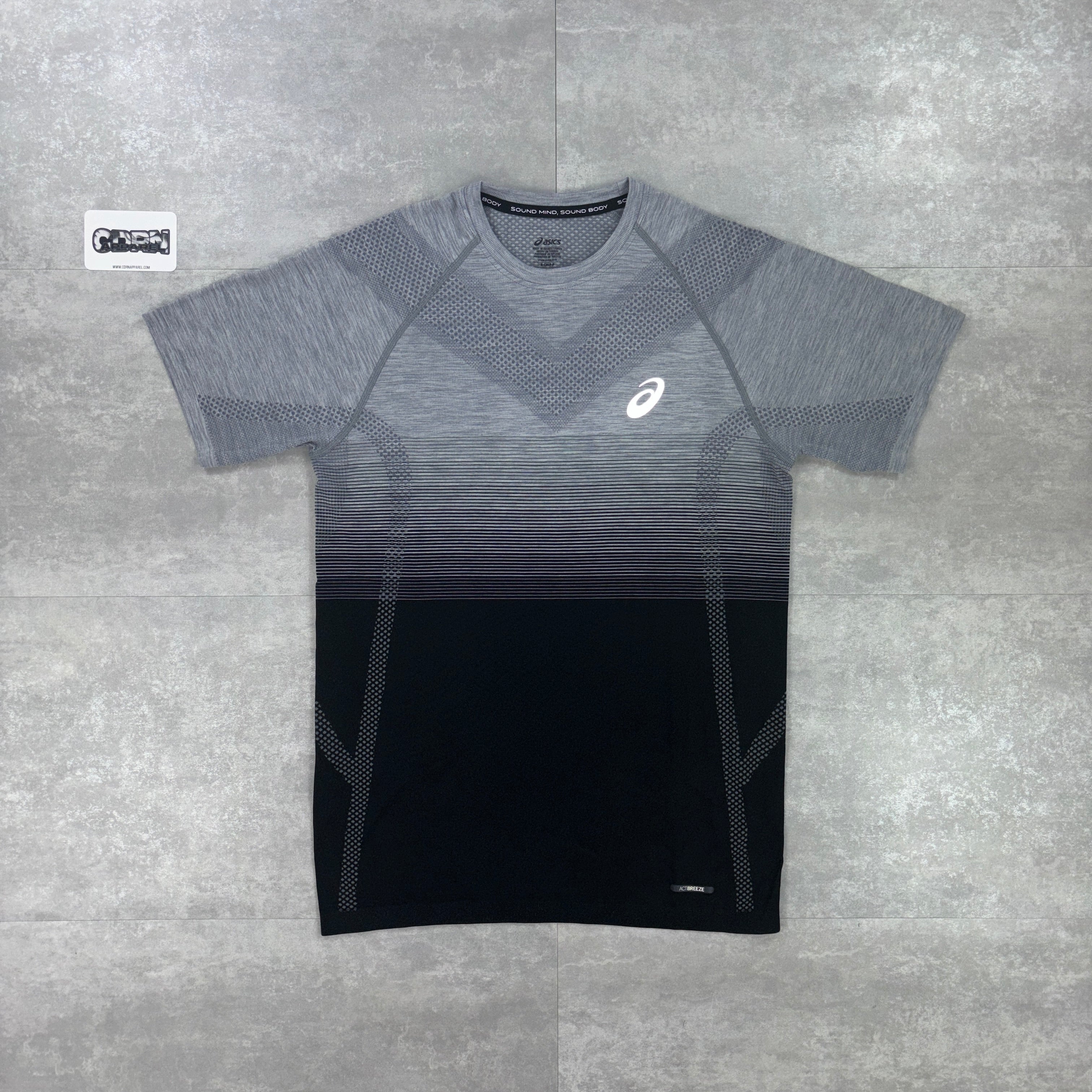 Asics Seamless Performance T-Shirt - Black / Grey