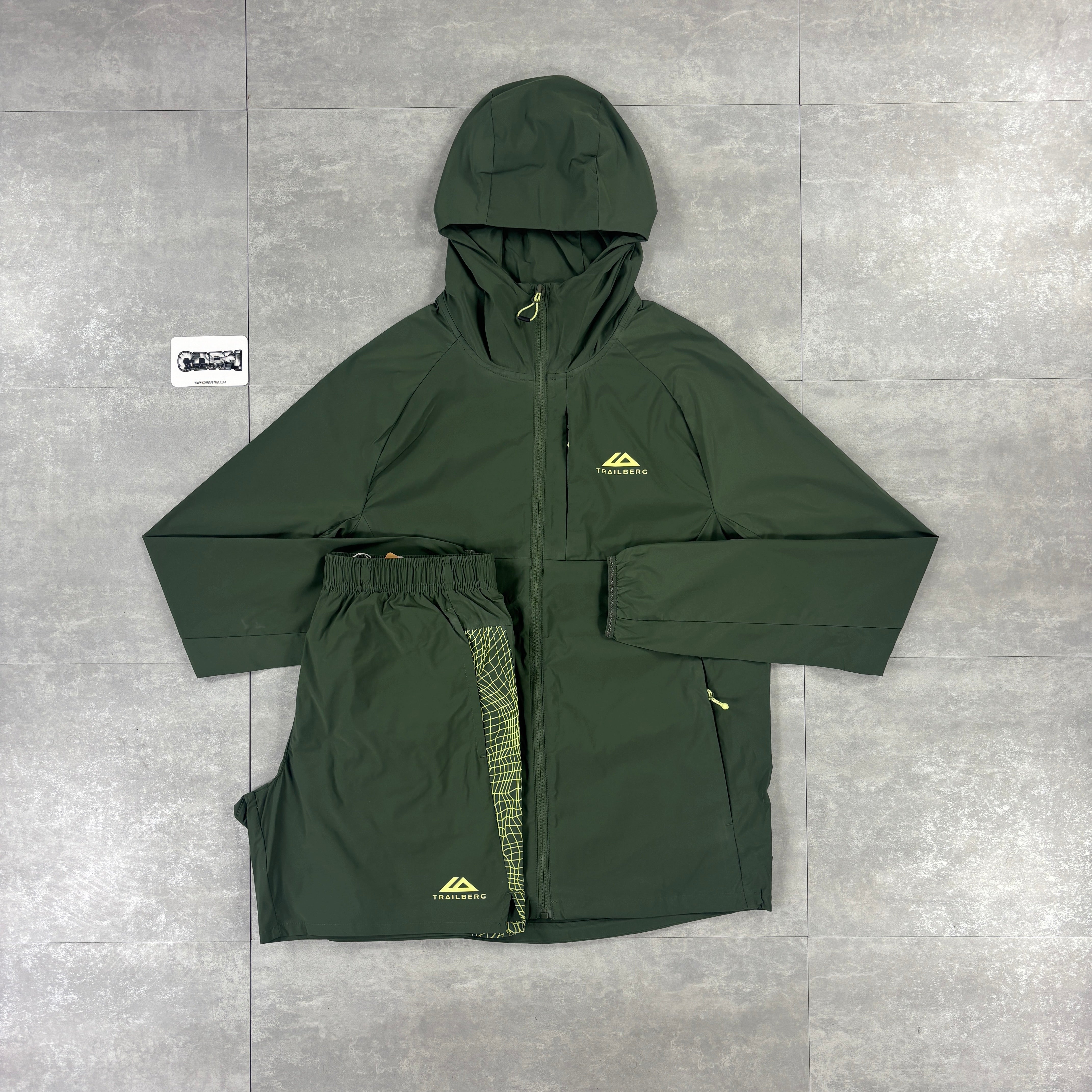 Trailberg Vantage Windbreaker Jacket - Khaki
