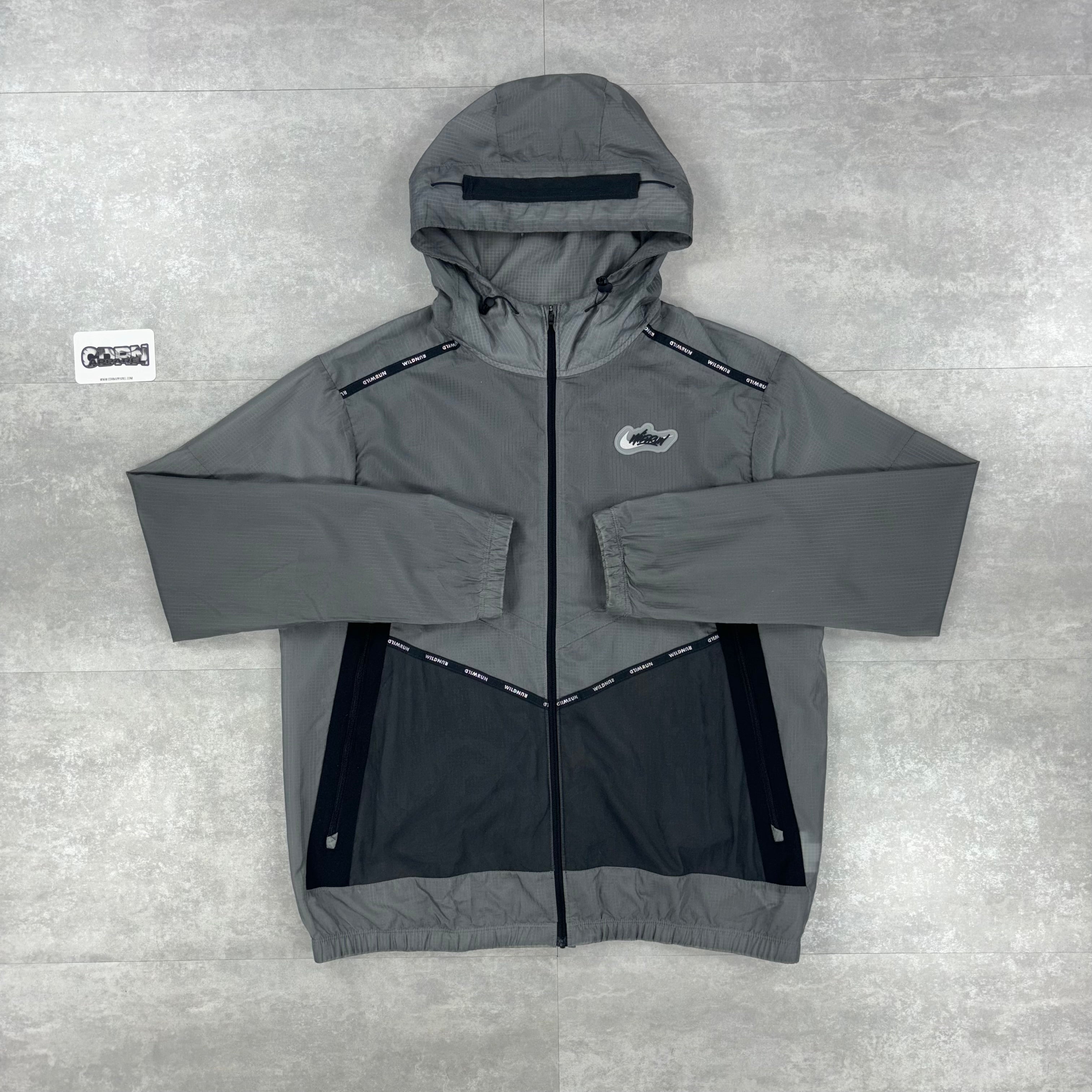 Nike Wildrun Windbreaker Jacket - Black / Grey
