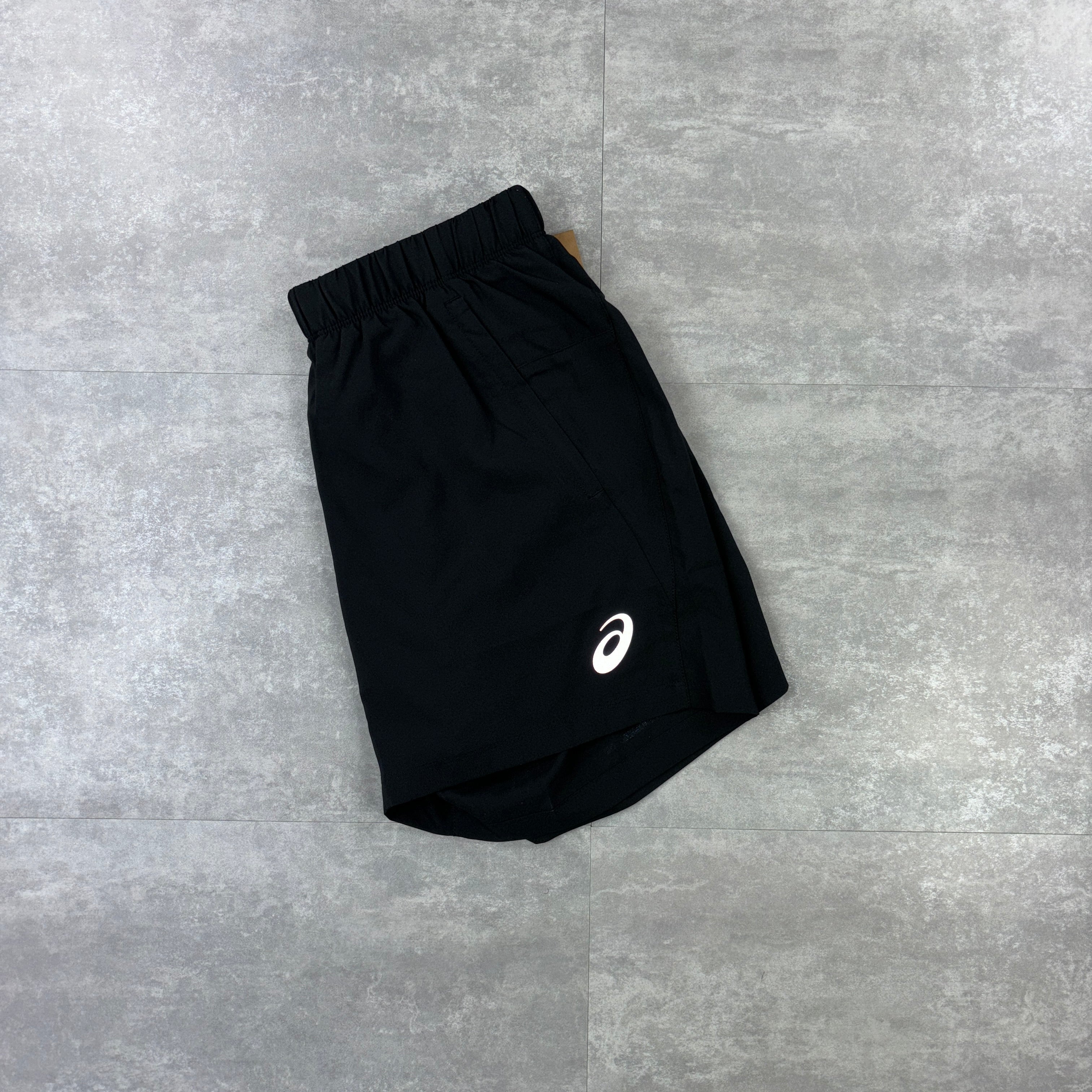 Asics Neon Icon T-Shirt & Black 5” Icon Shorts