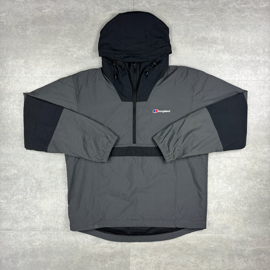 Berghaus Urban Co-Ord Grey/Black Windbreaker & Black Theran Pants Set