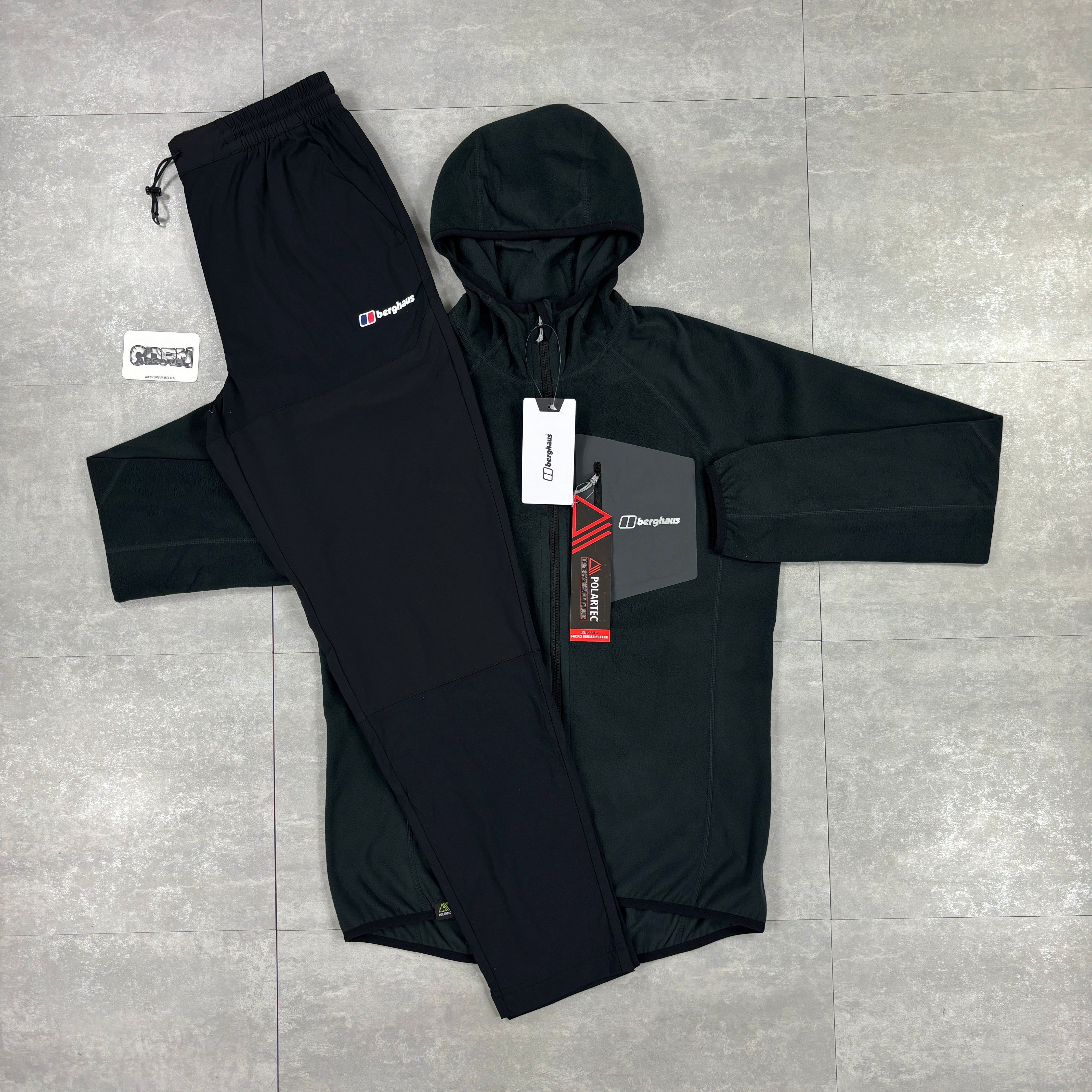 Berghaus Tathwell Fleece Windbreaker Jacket - Black