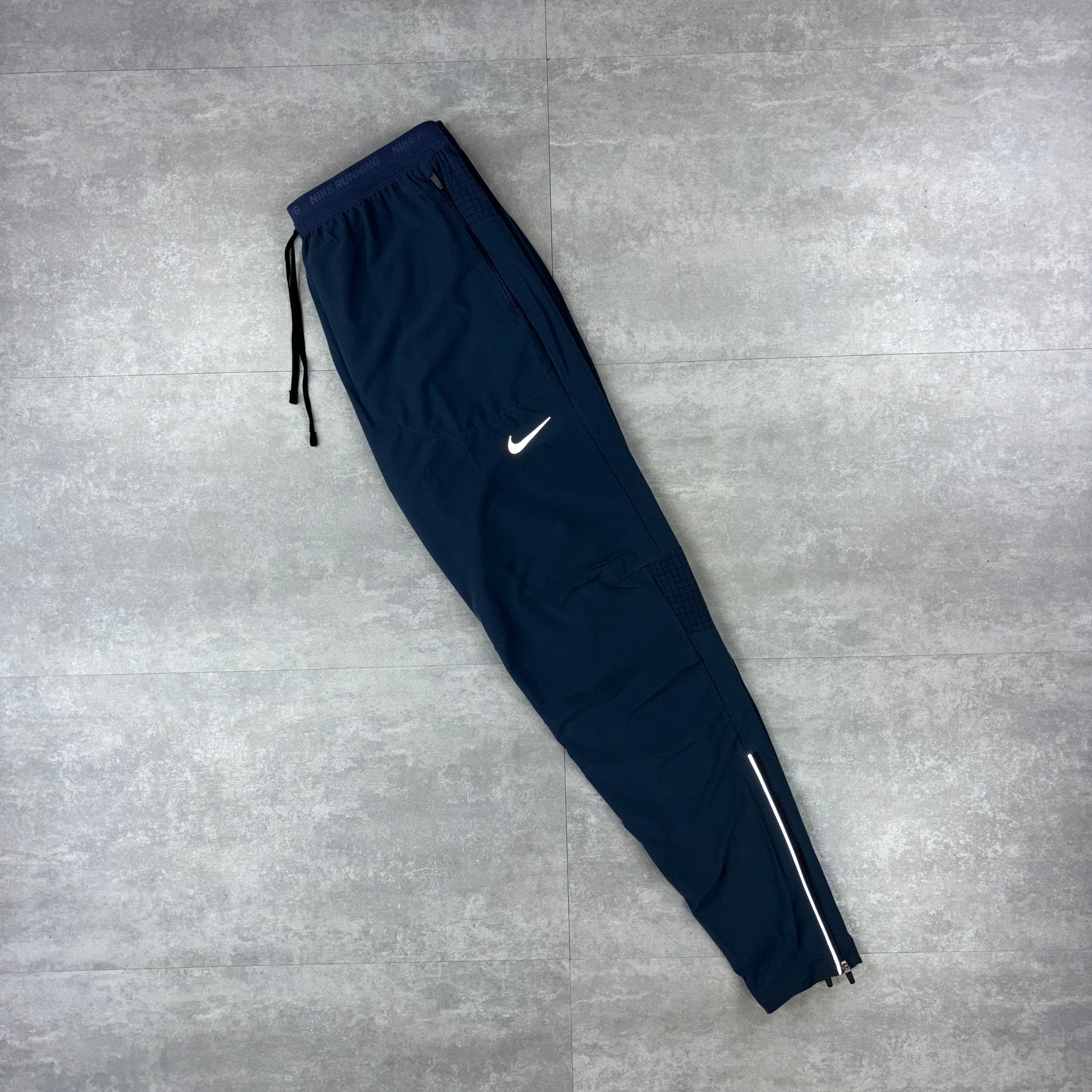 Nike UV Windbreaker Obsidian Blue & Black Phenom Pants