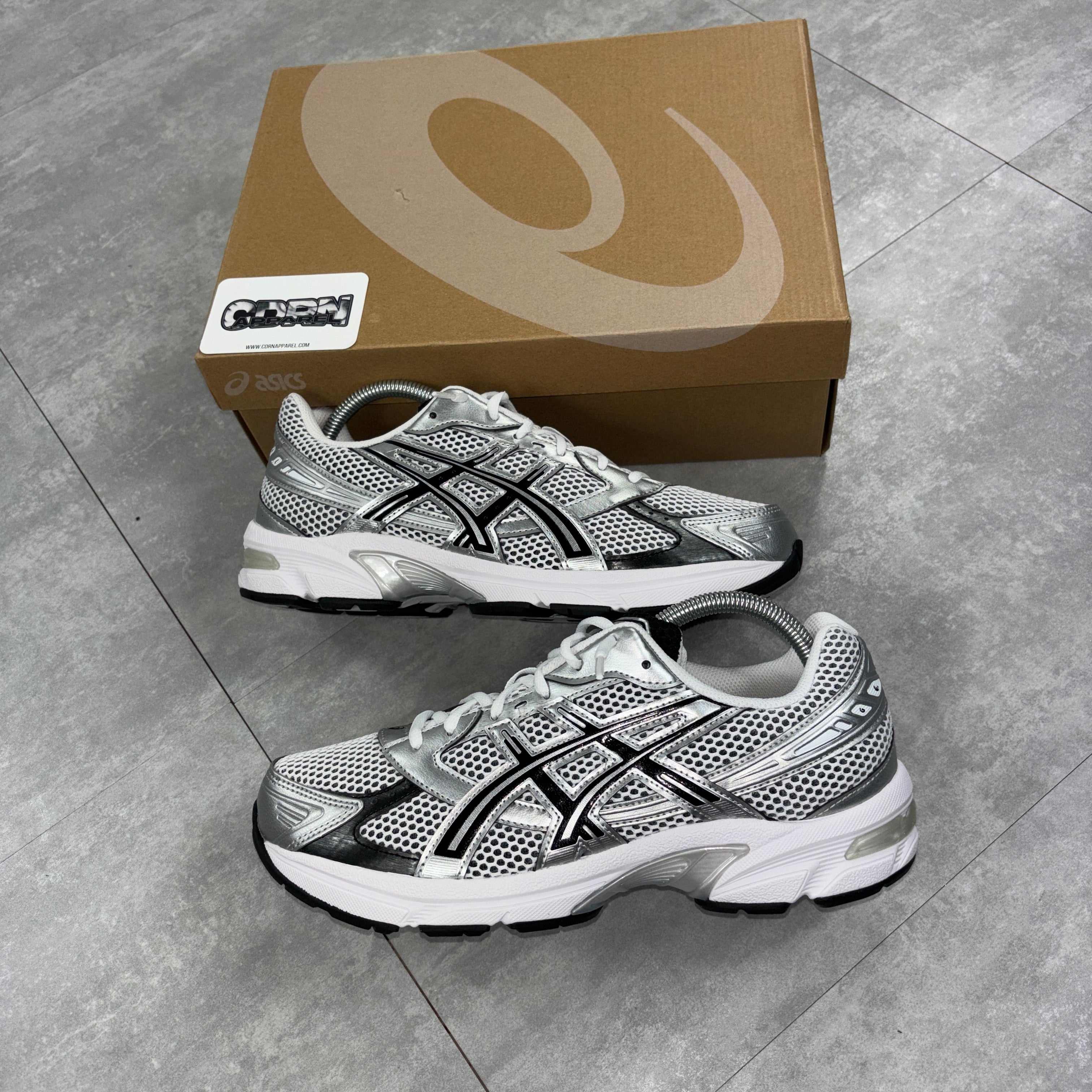 Asics Gel-1130 Trainers - Black / Pure Silver