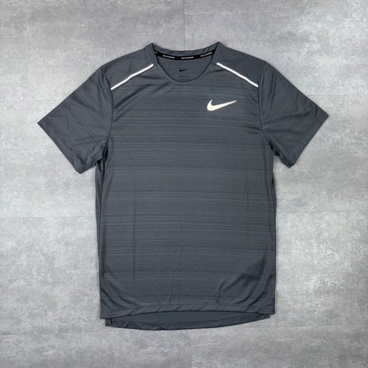 Nike Miler 1.0 Smoke Grey & Black Flex Strides Shorts Set