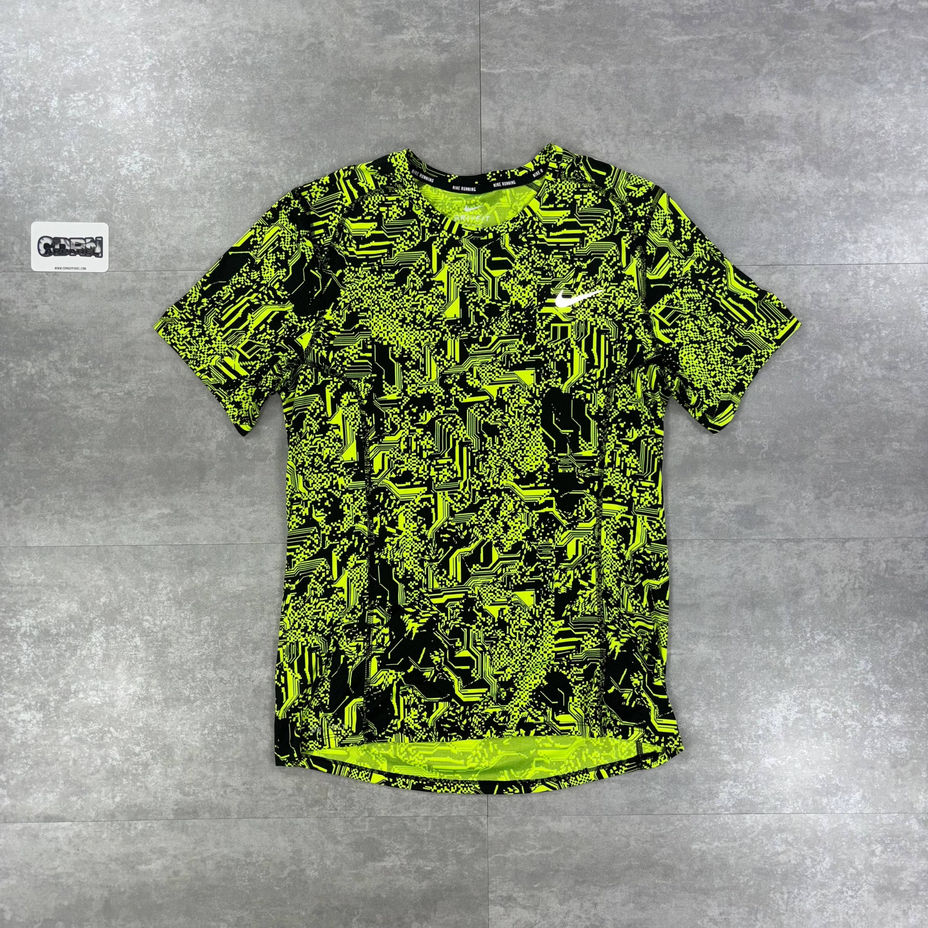 Nike Digital Miler T-Shirt - Neon