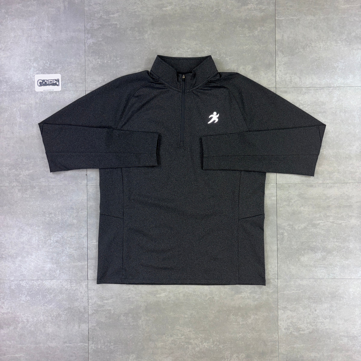 Trivo 1/4 Zip Graphite Grey & Black / Grey Trivo Two Tone Shorts Set