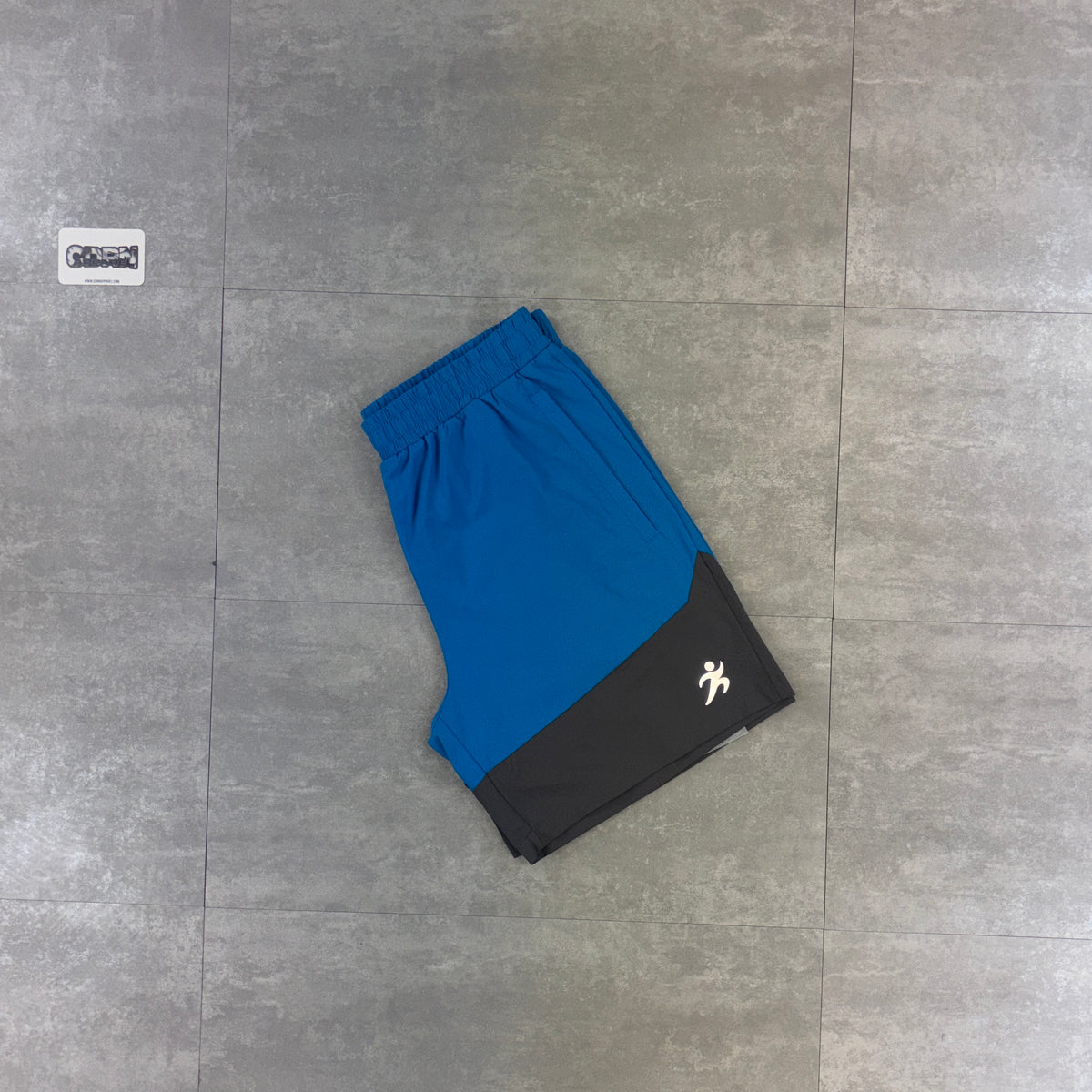 Trivo Two Tone Shorts - Blue / Grey