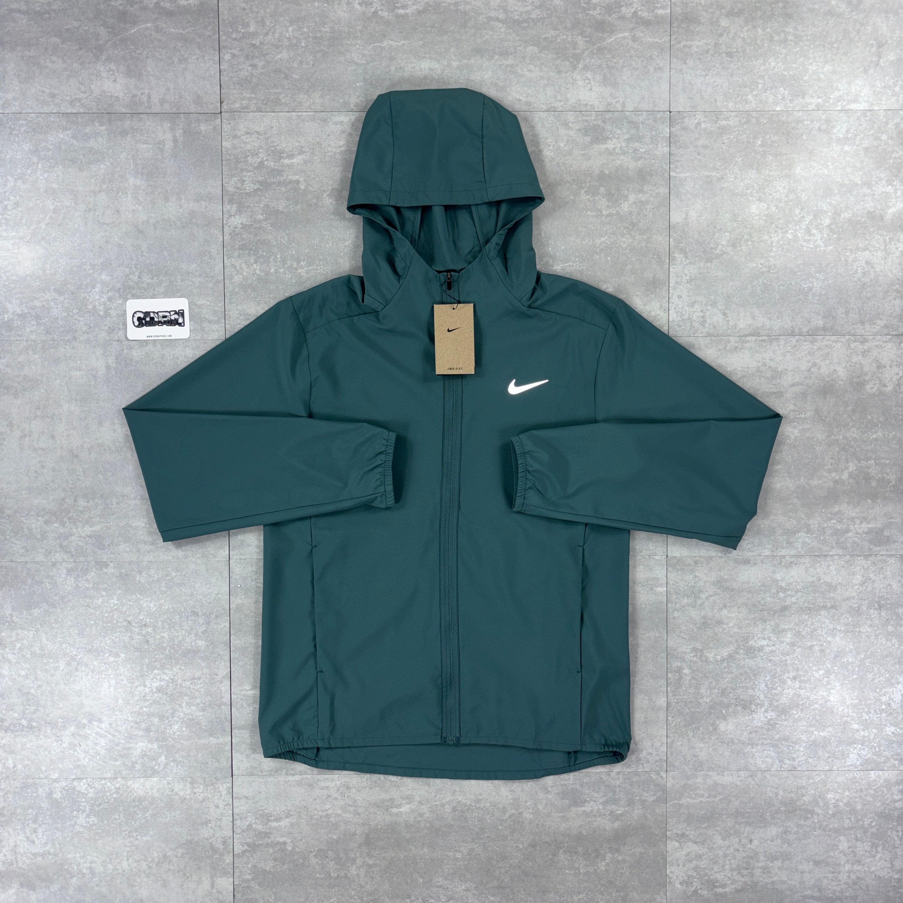 Nike Dri-Fit Form Windrunner Jacket Mineral Slate & Mineral Slate Nike Challenger Pants Set