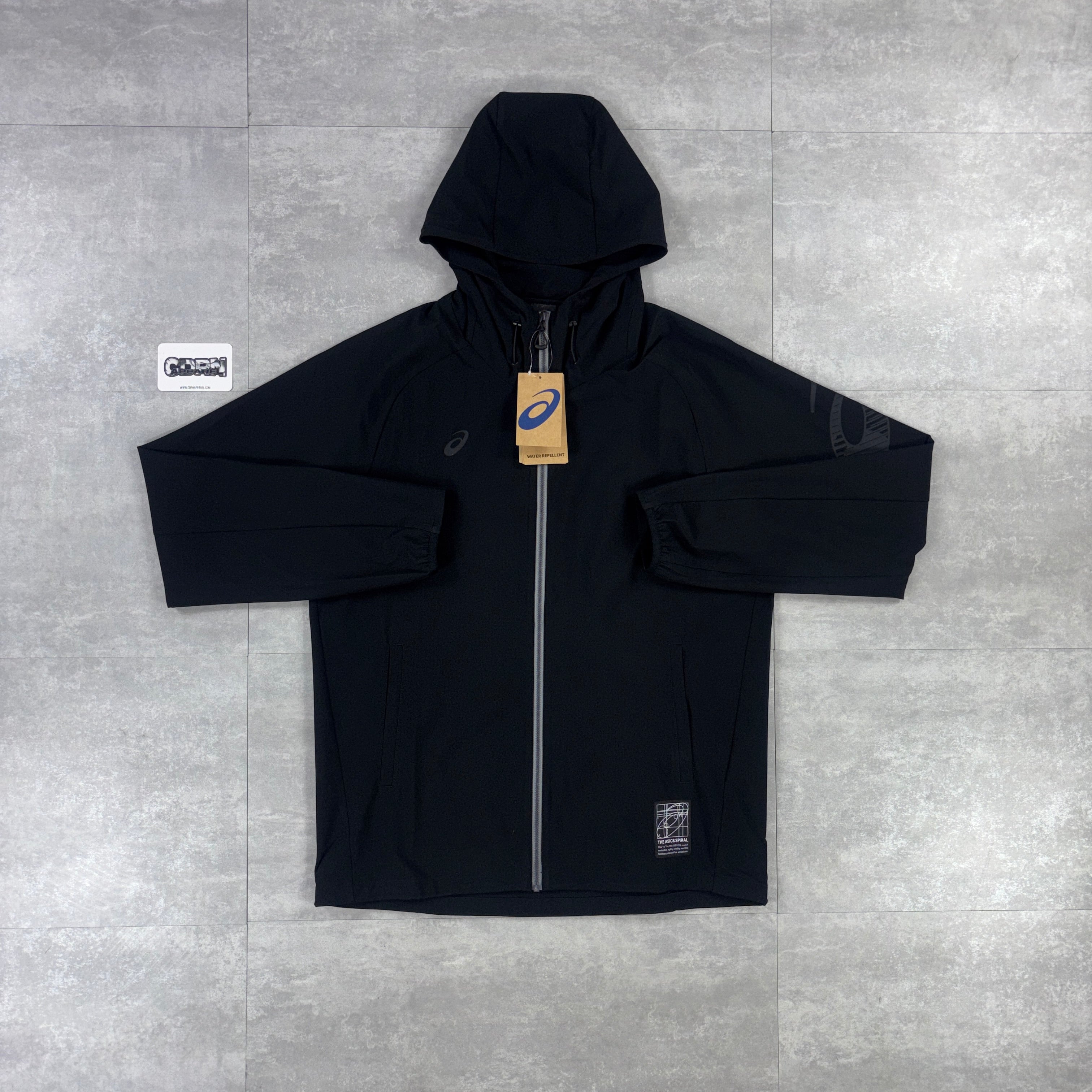 Asics Waterproof Windrunner Black Bundle