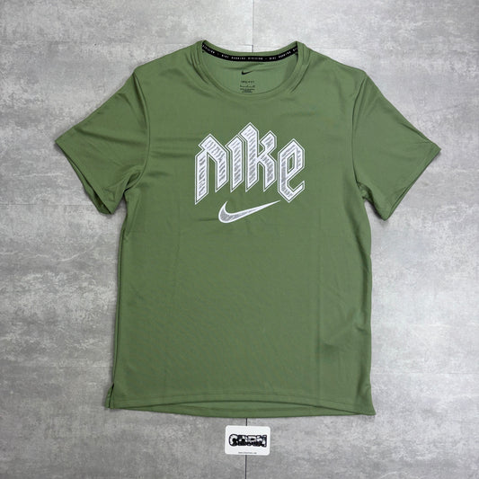 Nike Track Miler Khaki Green & Black Challenger Shorts