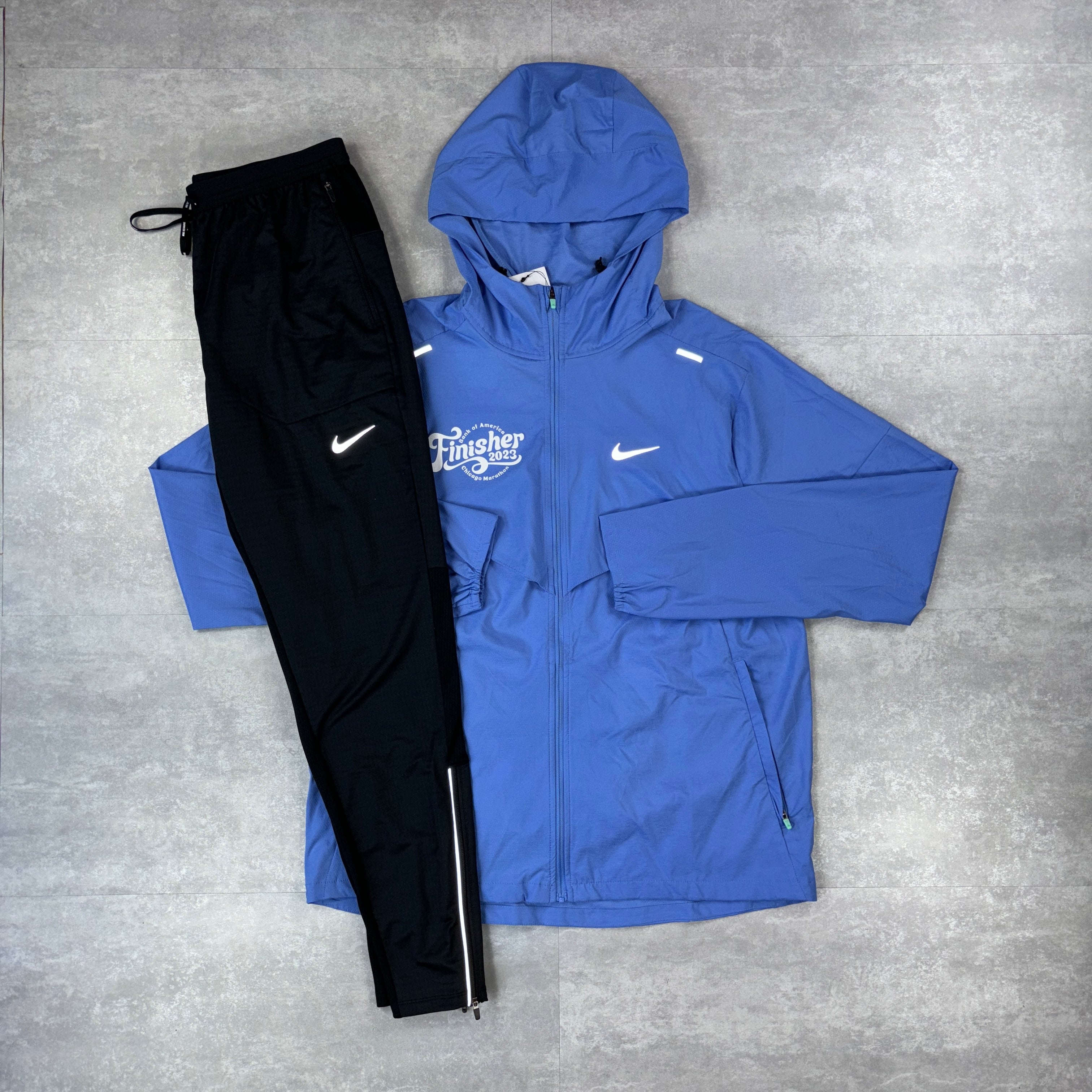 Nike UV Chicago Blue Windbreaker & Black Phenom Pants