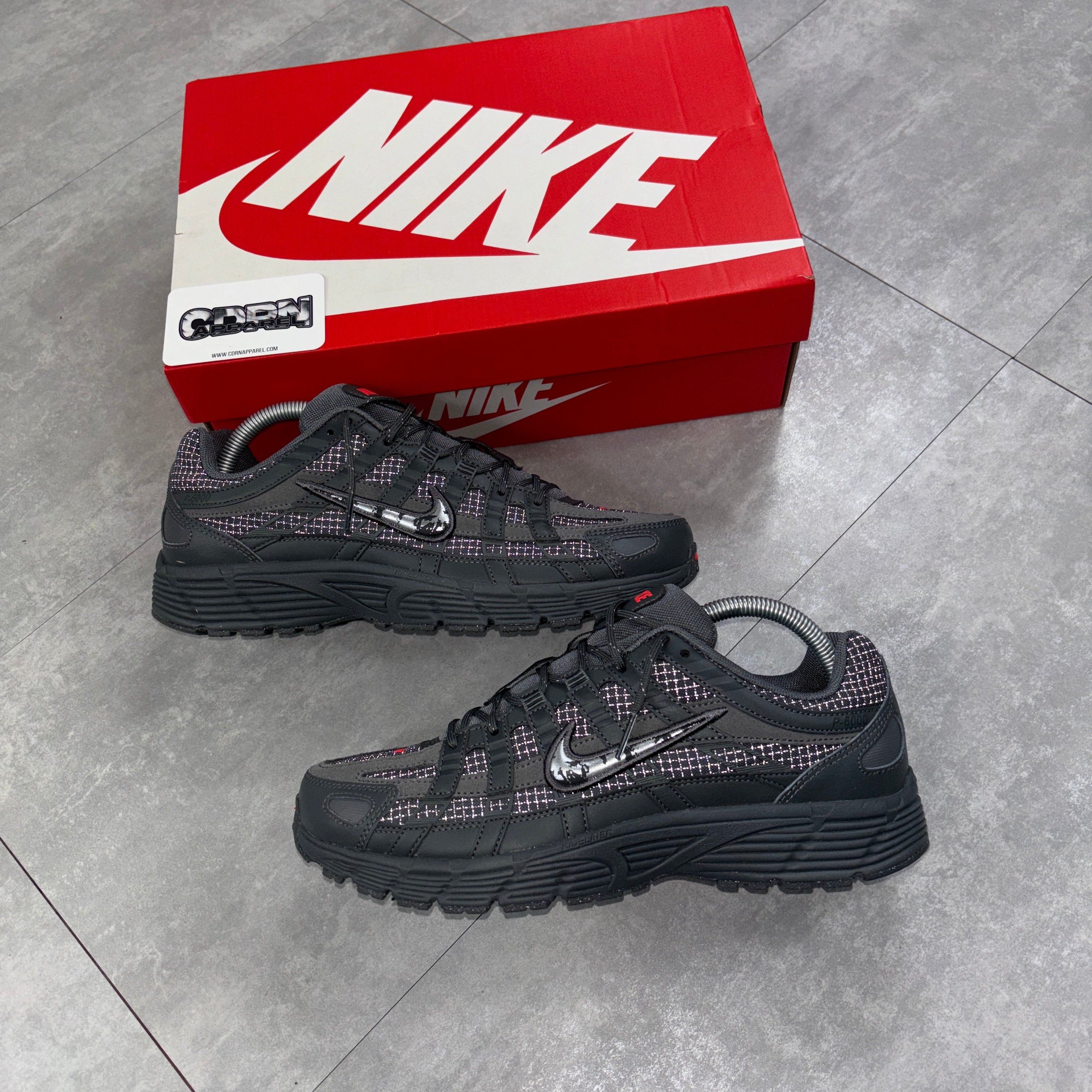 Nike P6000 Trainers - Metallic Iron Grey