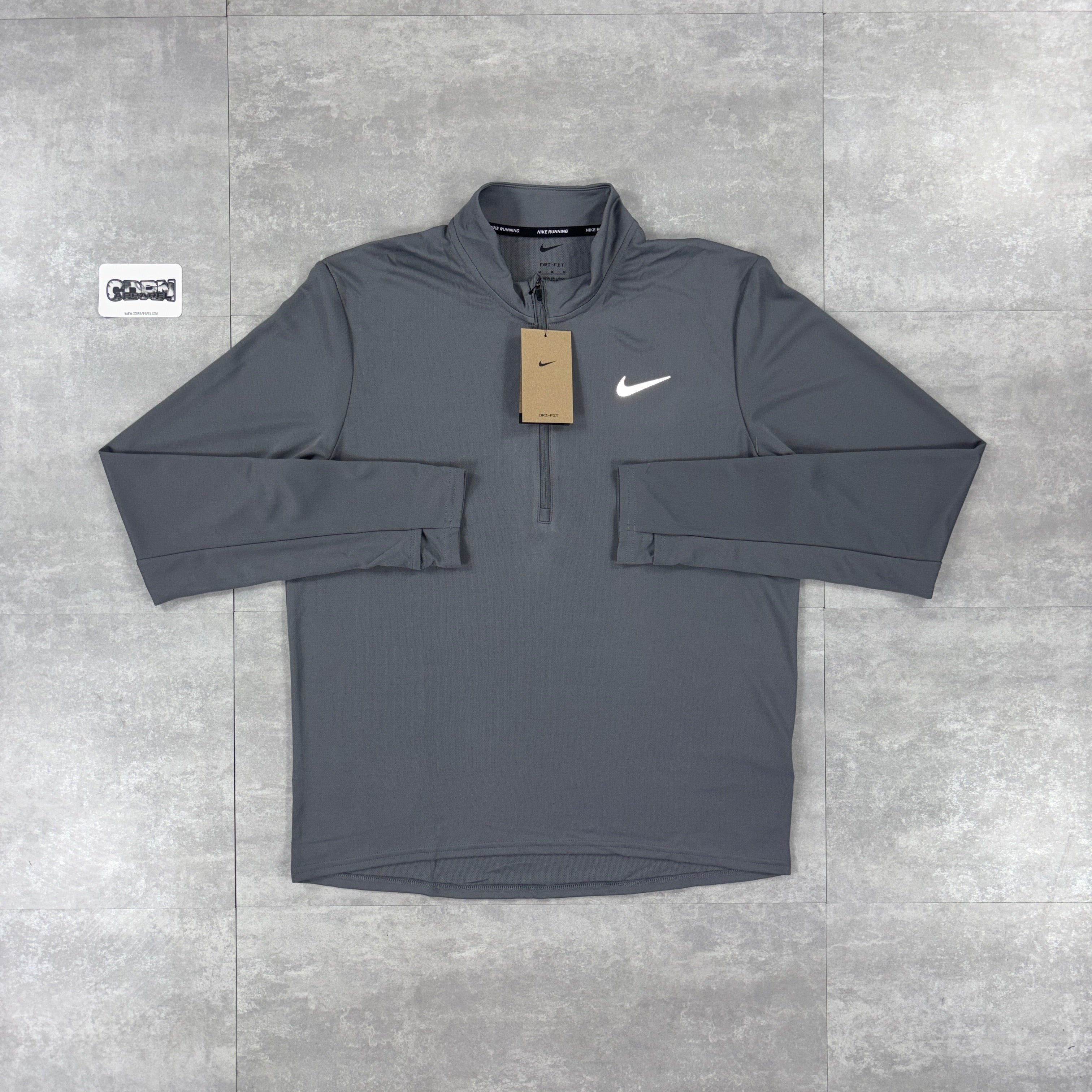 Nike Pacer 1/4 Zip Grey & Grey Flex Stride Shorts Set