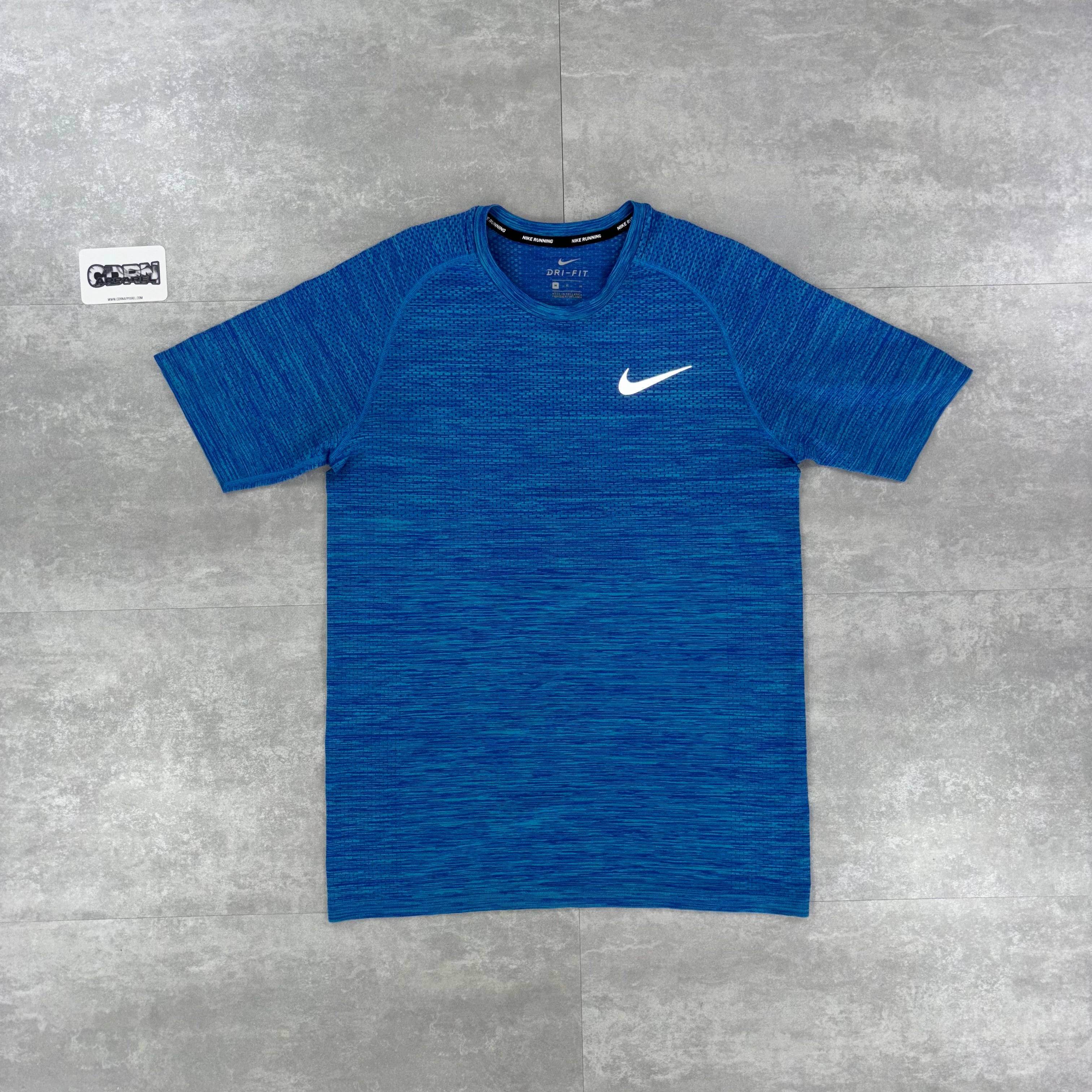 Nike Miler Techknit T-Shirt - Ocean Blue