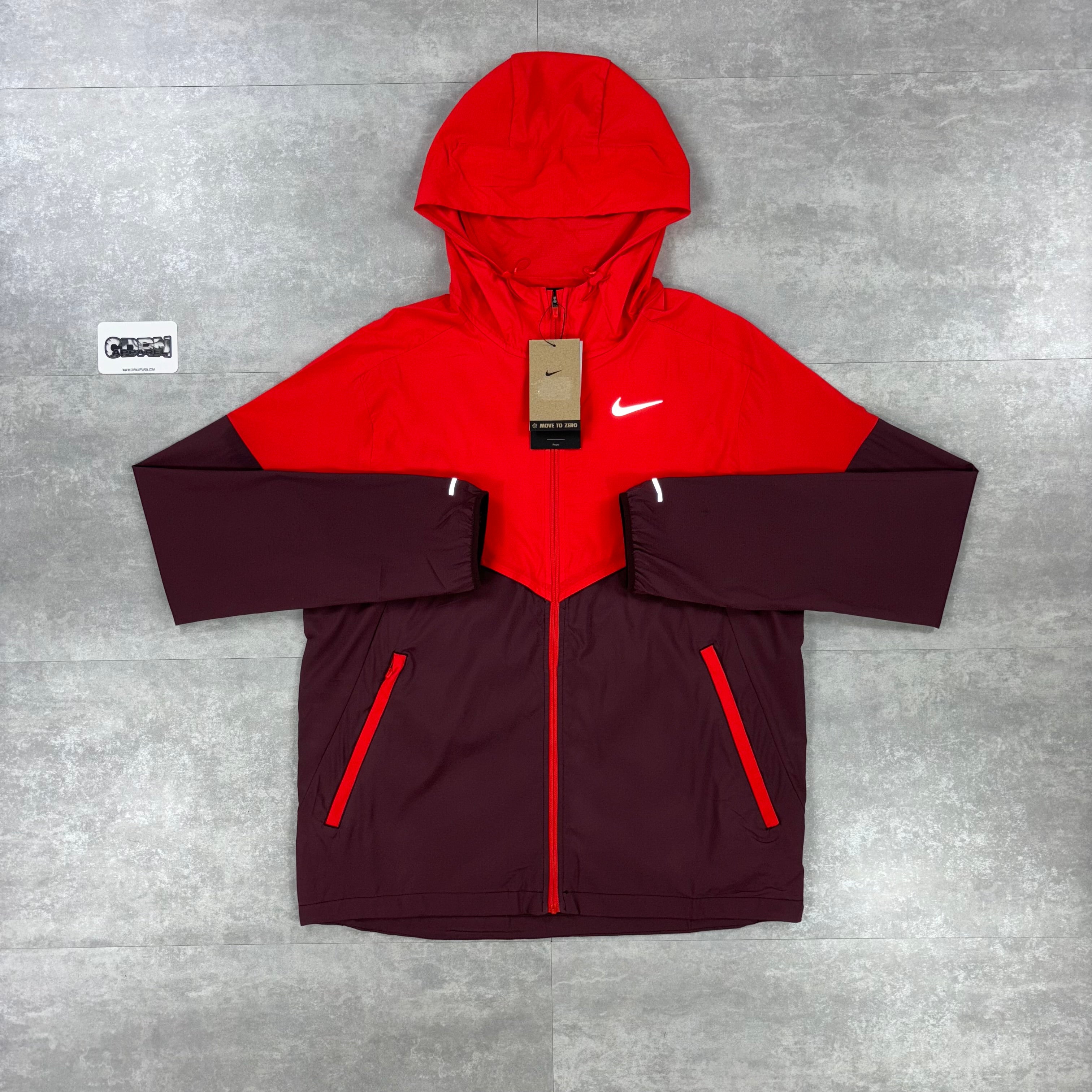 Nike Light Crimson UV Windbreaker & Light Crimson Shorts Set