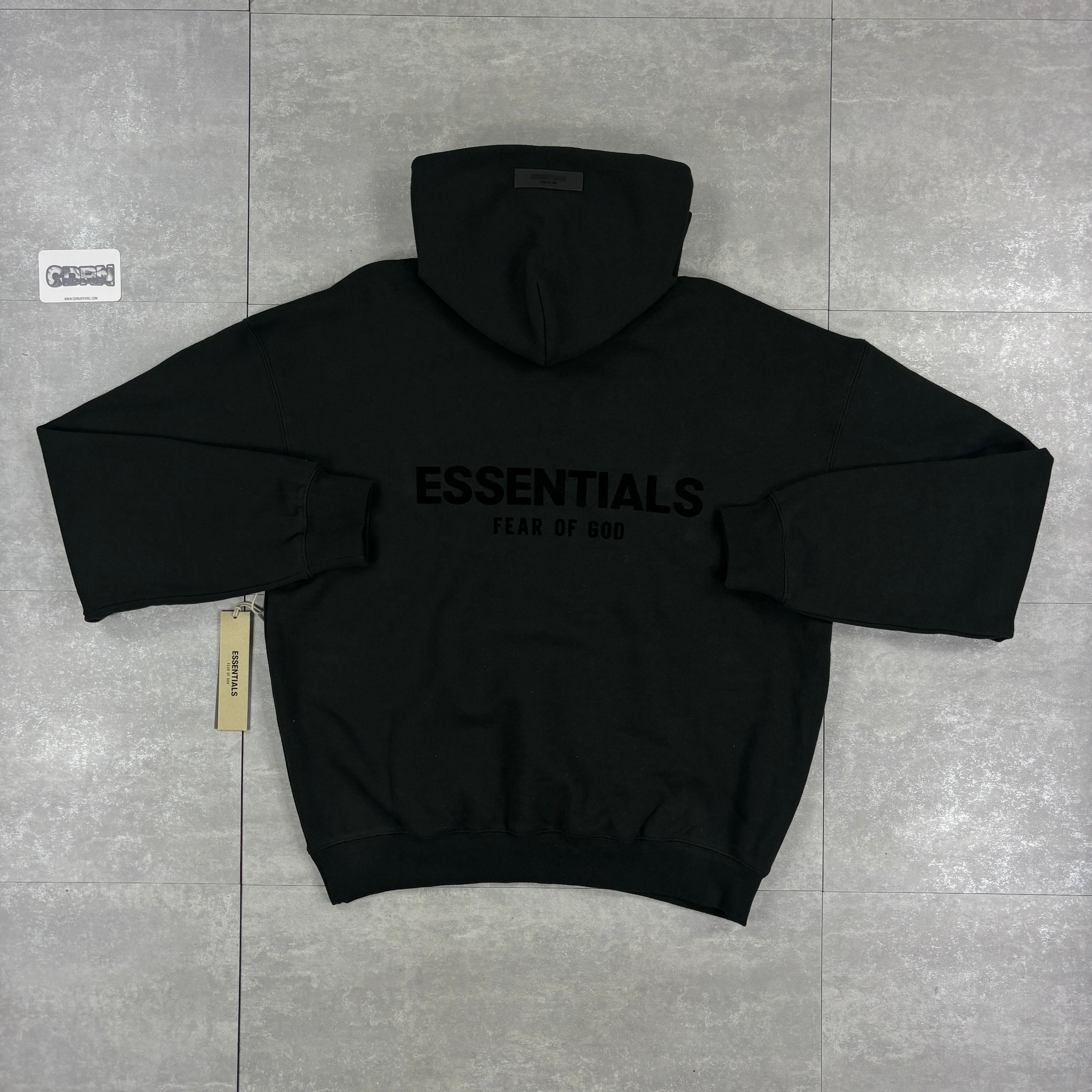 Essentials Hoodie SS22 - Limo Black