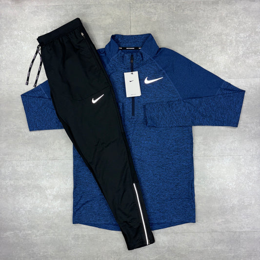 Nike Element 2.0 1/4 Zip Blue & Black Phenoms Pants Set