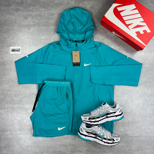 Nike Miler Dusty Cactus Repel Windbreaker & 7” Nike Flex Stride Shorts