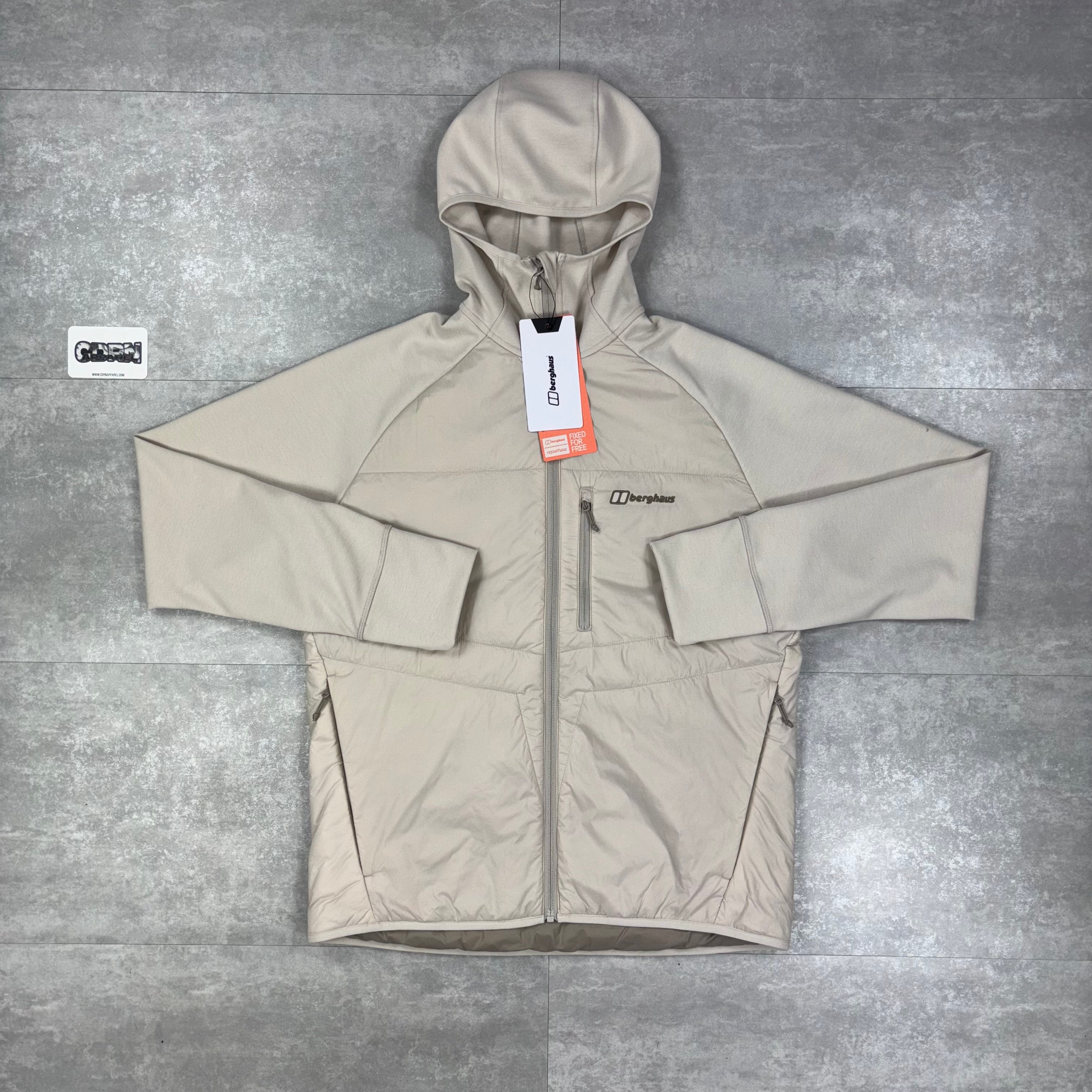 Berghaus Trawden Hydroloft Hooded Hybrid Jacket & Black Berghaus Theran Pants Set