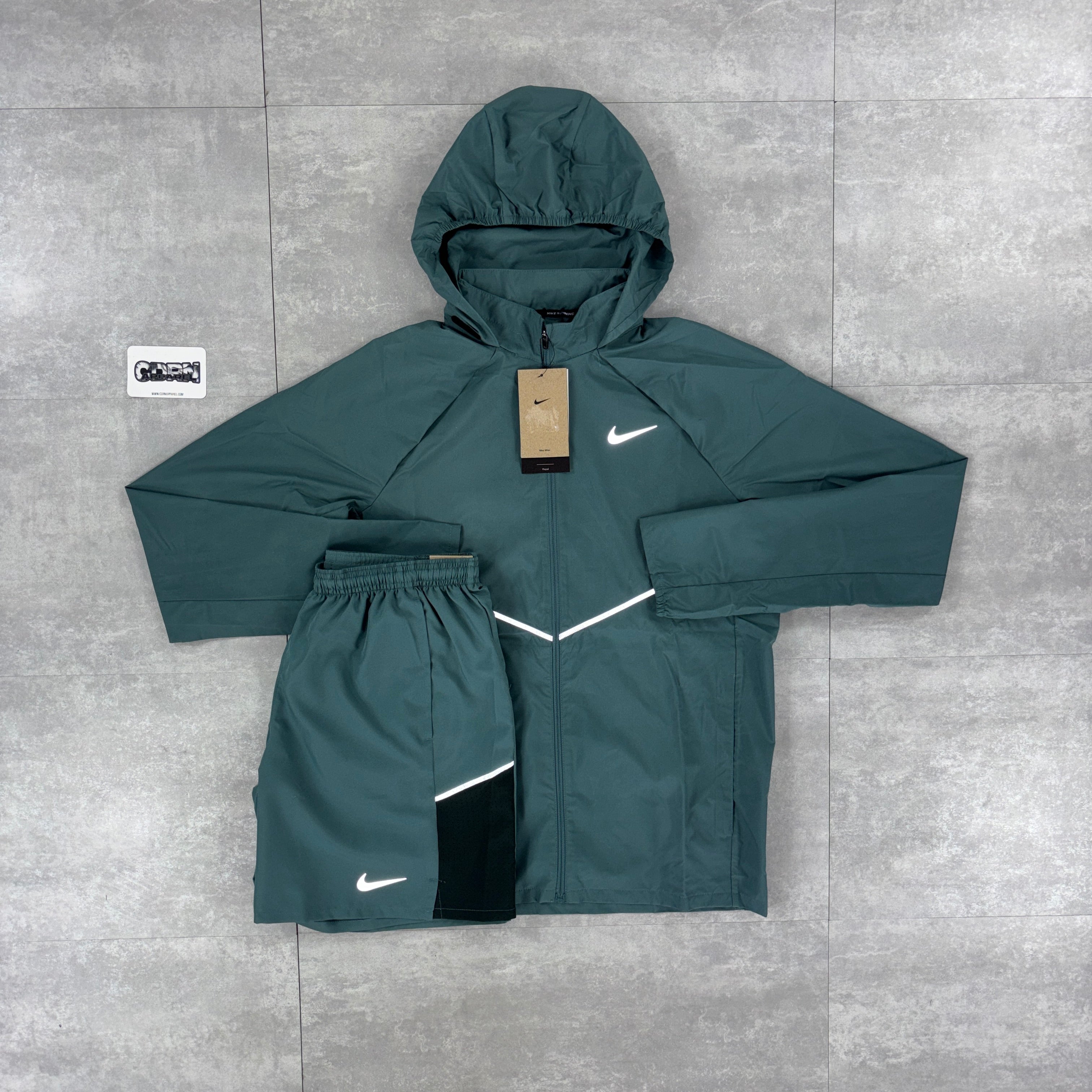 Nike Miler Repel Windbreaker Jacket - Mineral Slate
