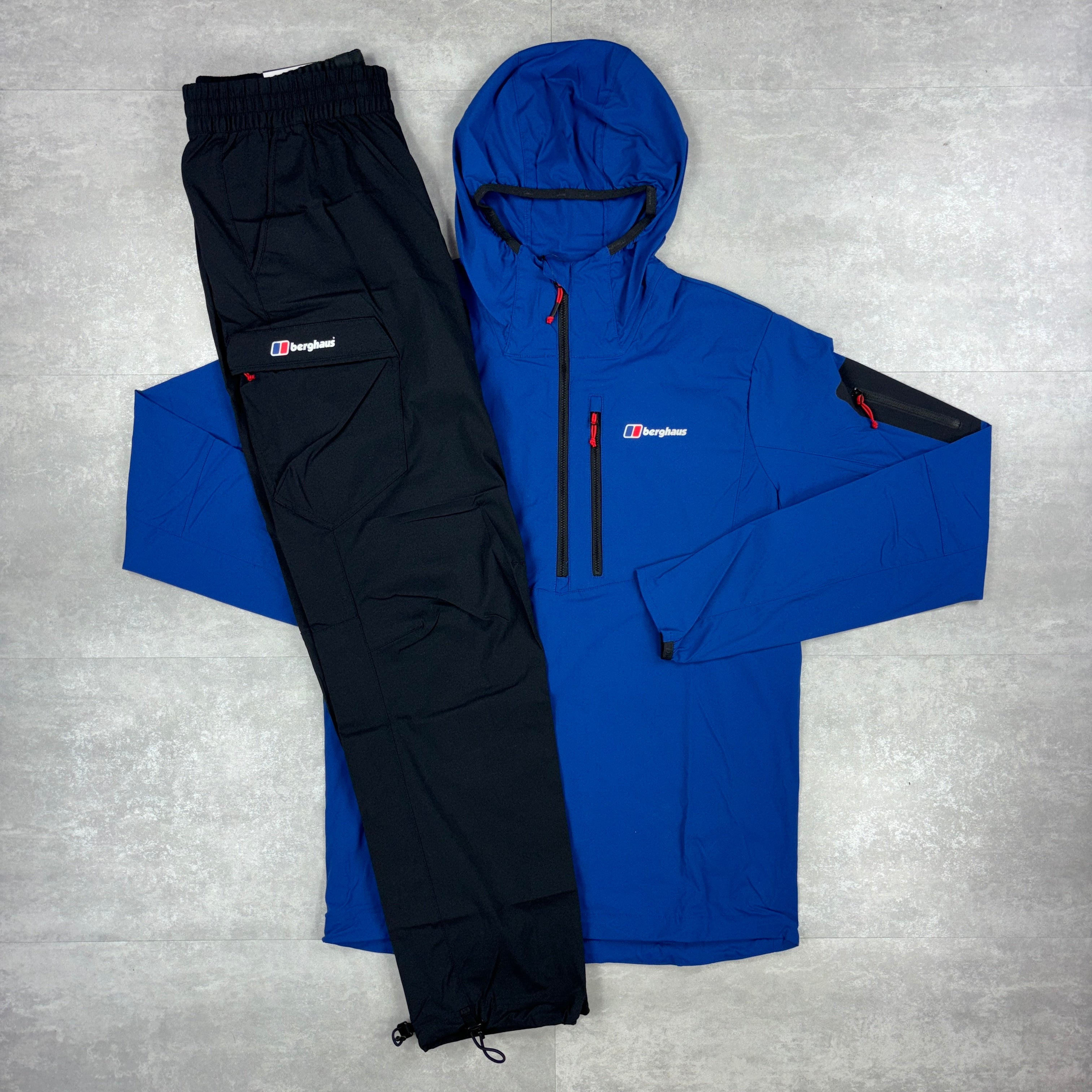 Berghaus Theran 1/2 Zip Windbreaker - Blue