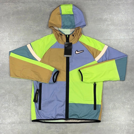 Nike Patchwork Windbreaker - Yellow/Lilac