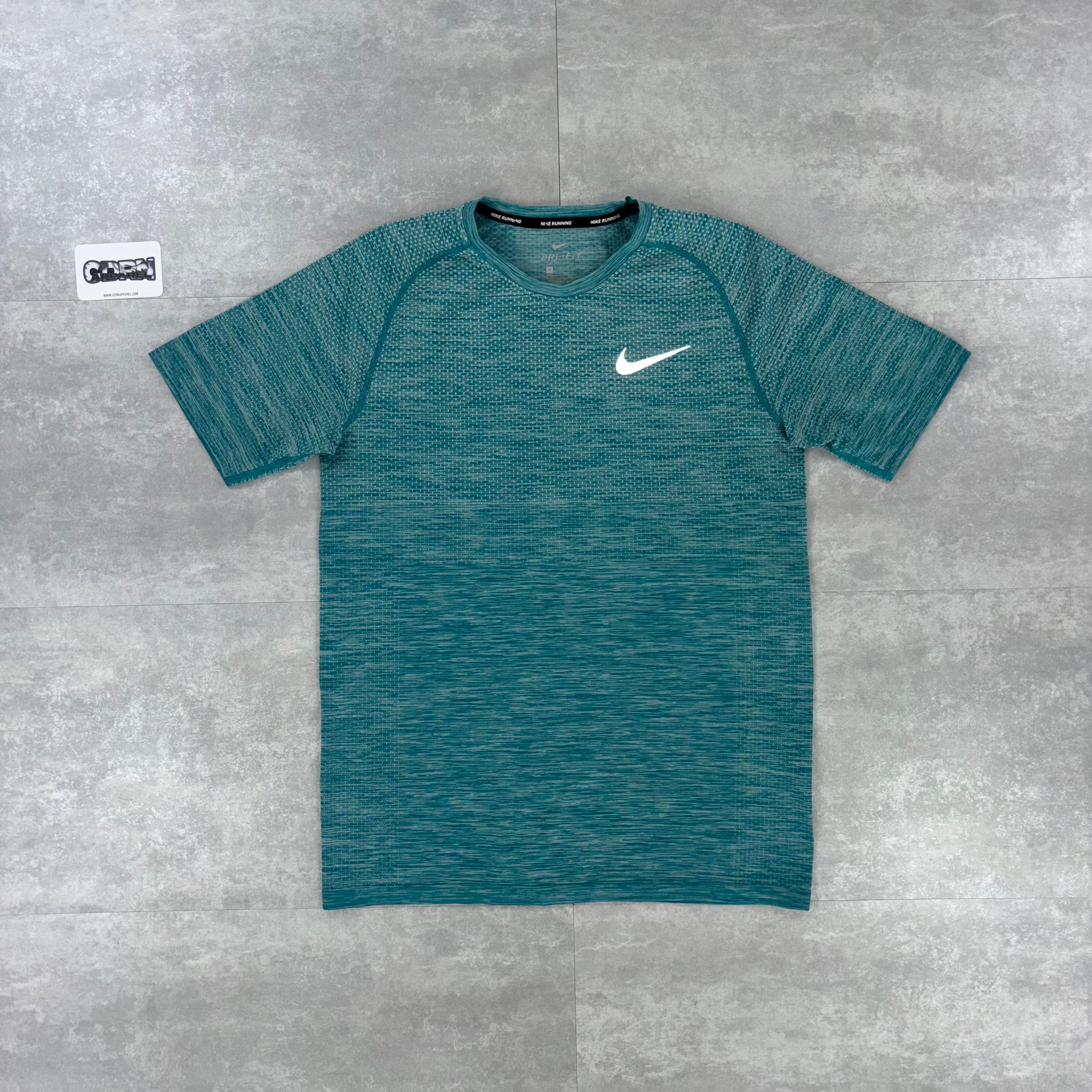 Nike Miler Techknit T-Shirt - Teal