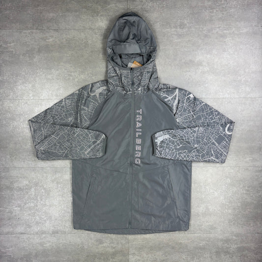 Trailberg Grey Geneva Windbreaker & Black Cloud 4.0 Pants Set