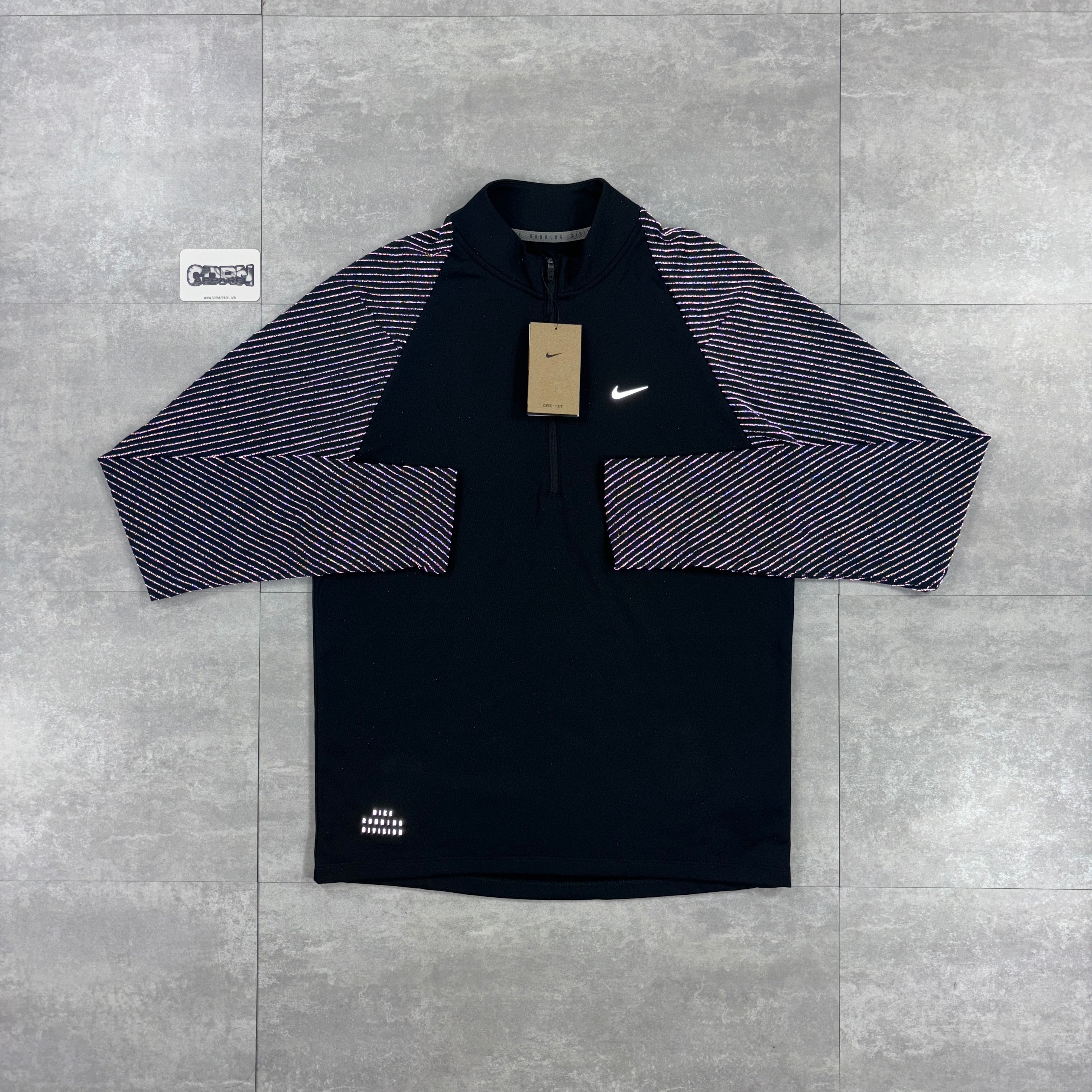 Nike Running Division 1/4 Zip - Black