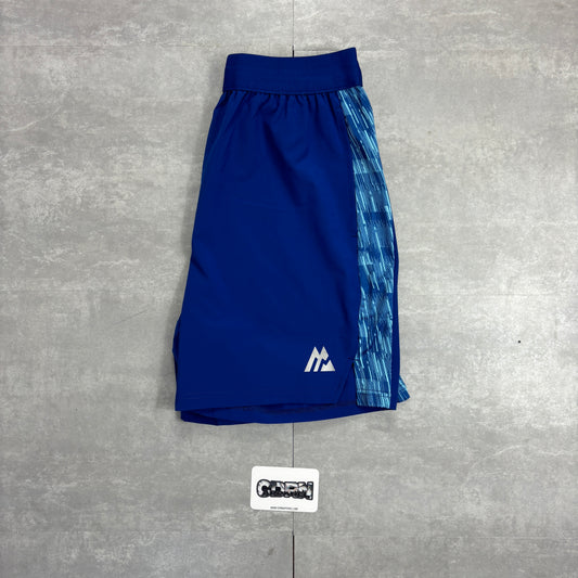 Montirex Trace AOP Shorts - Neon Blue