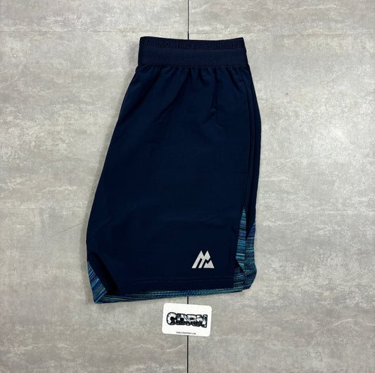 Montirex Panel 2.0 Shorts - Navy/Turquoise