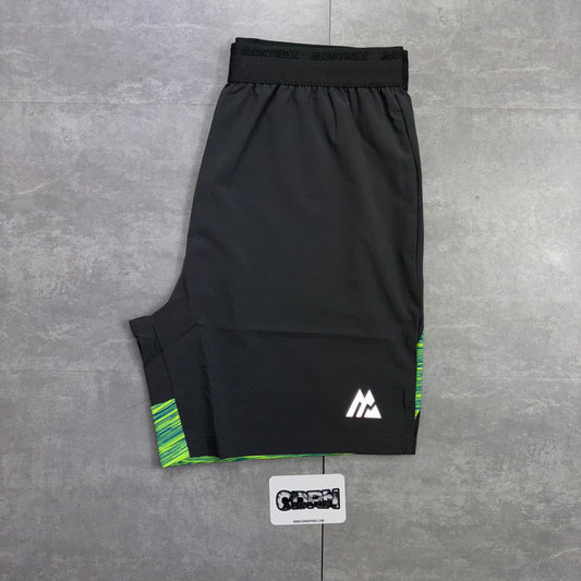 Montirex Trail Panel 2.0 Shorts - Neon Green/Grey