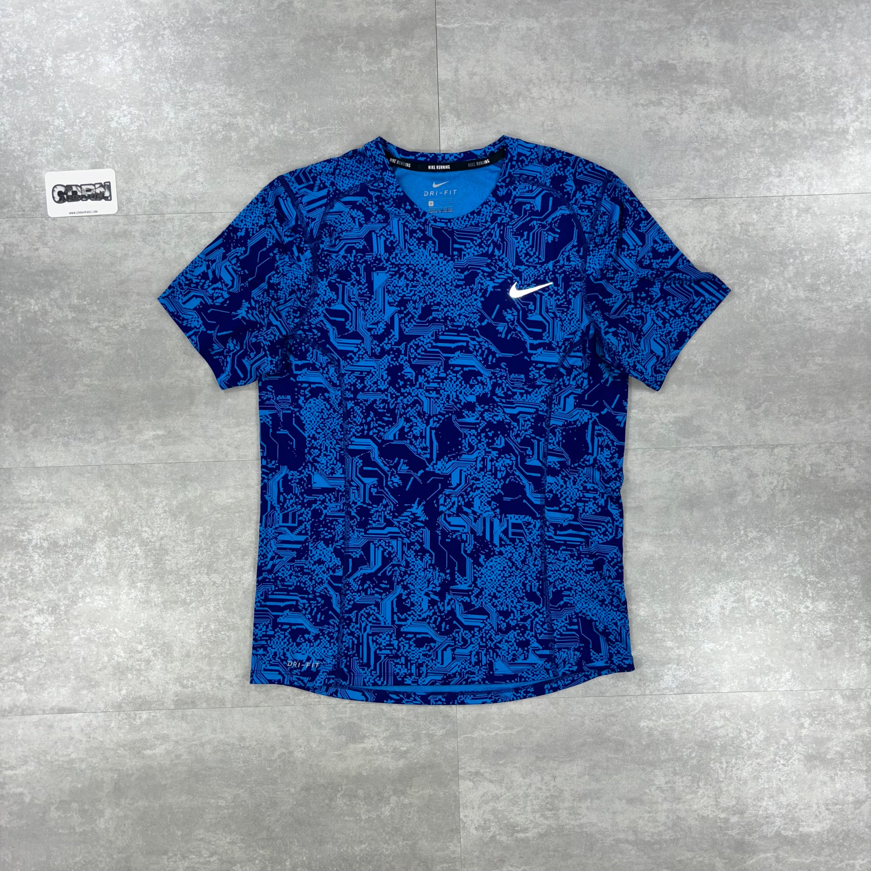 Nike Digital Miler T-Shirt - Blue