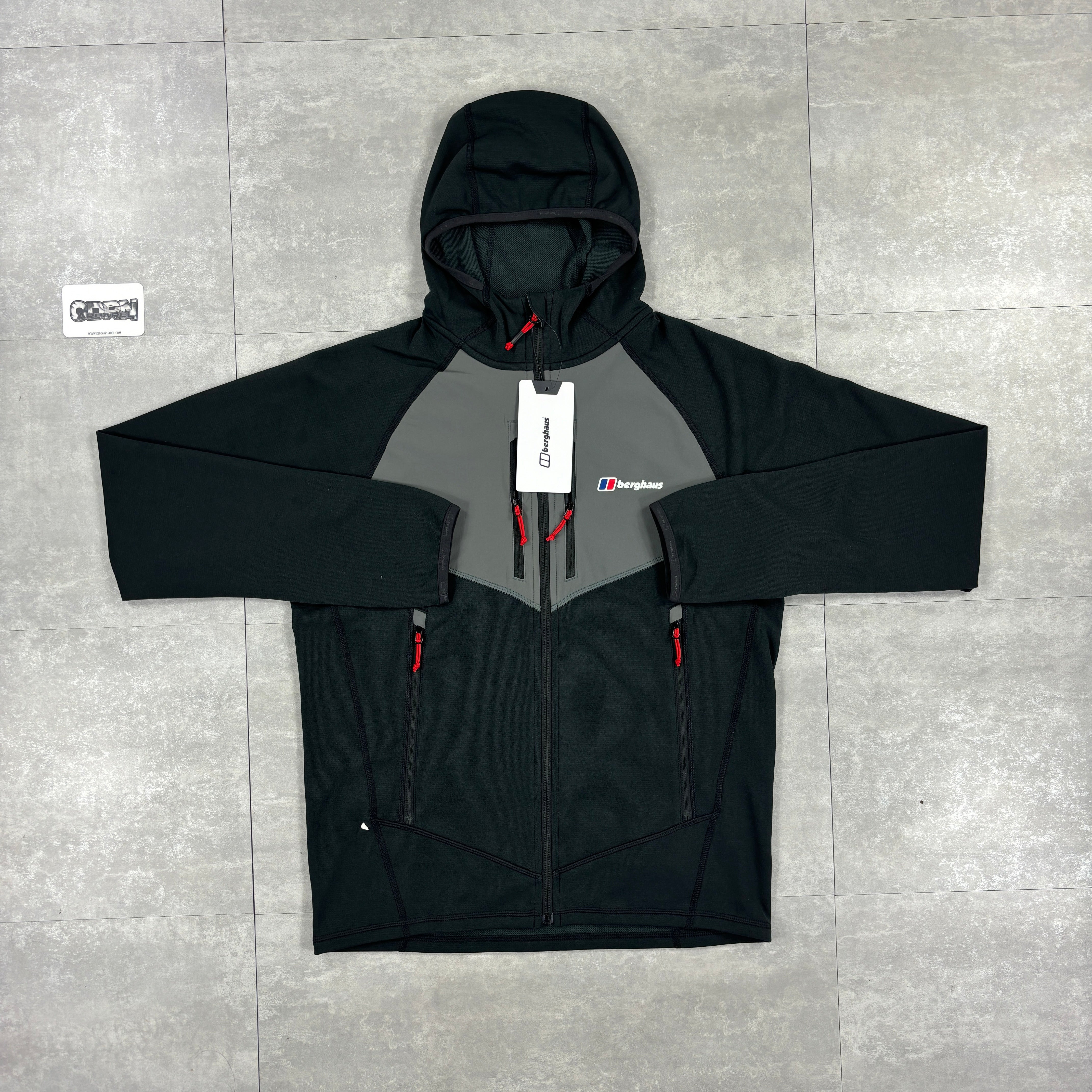 Berghaus Black / Cavern Pavey Windbreaker & Pavey Pants Tracksuit Set