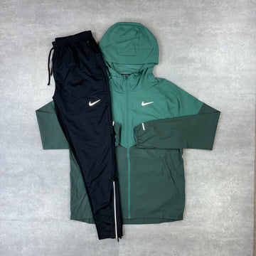 Nike UV Windbreaker Jungle Green & Black Phenom Pants