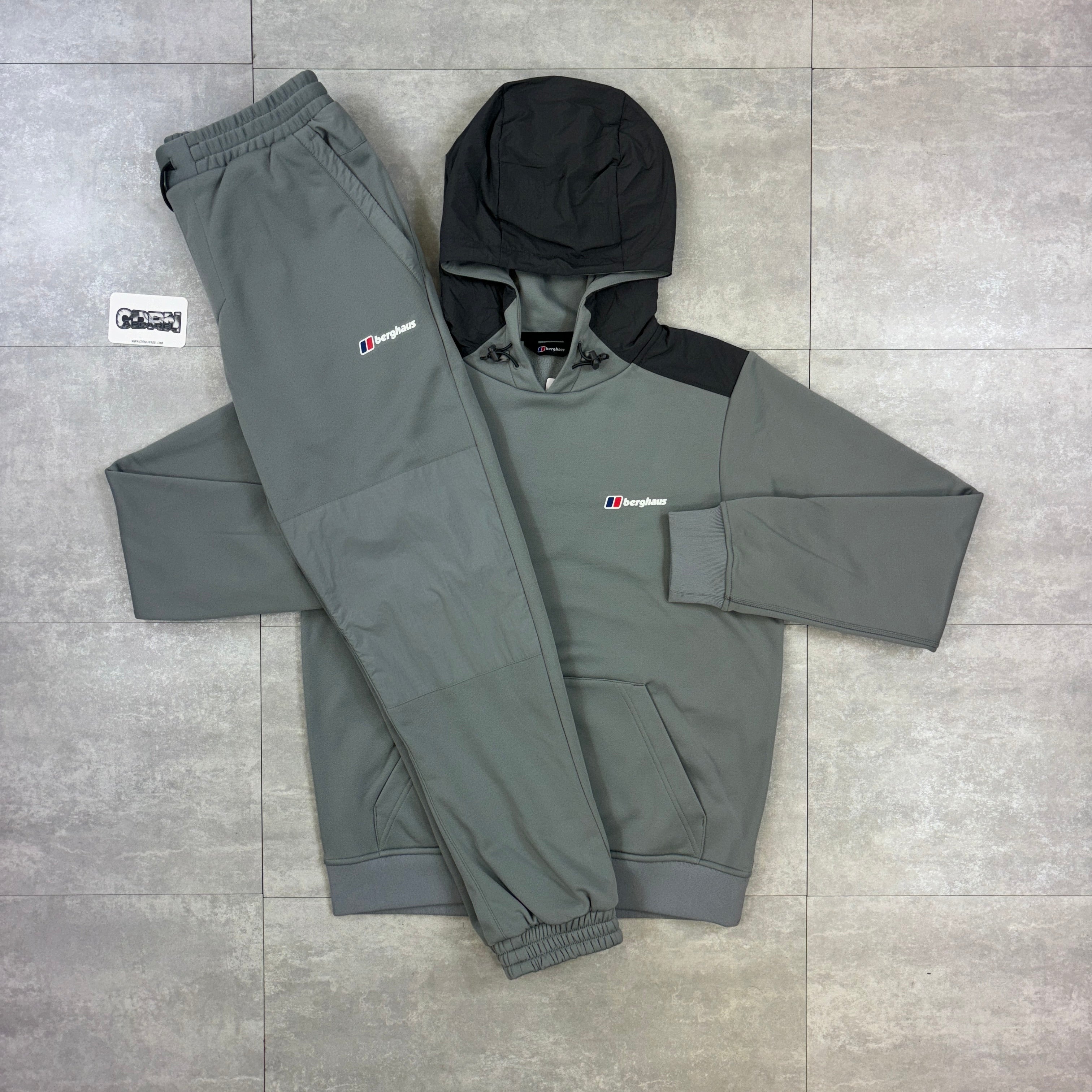 Berghaus Grey Vangar Hoodie & Grey Reacon 2.0 Tracksuit Set