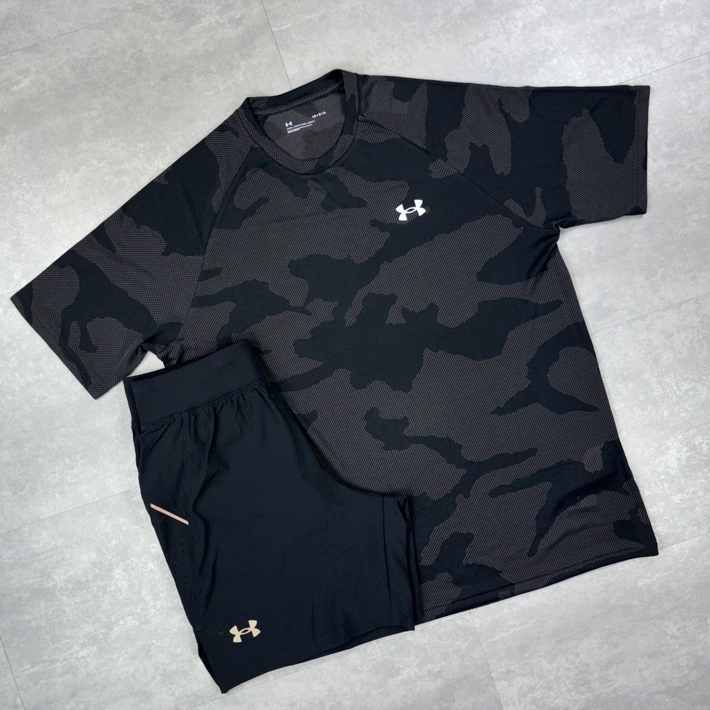 Under Armour T-shirt camouflage - Noir