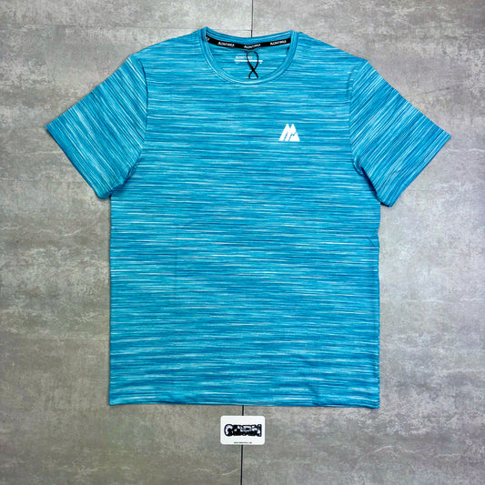 Montirex Neon Blue Trail 2.0 T-Shirt & Neon Blue Panel 2.0 Shorts Set