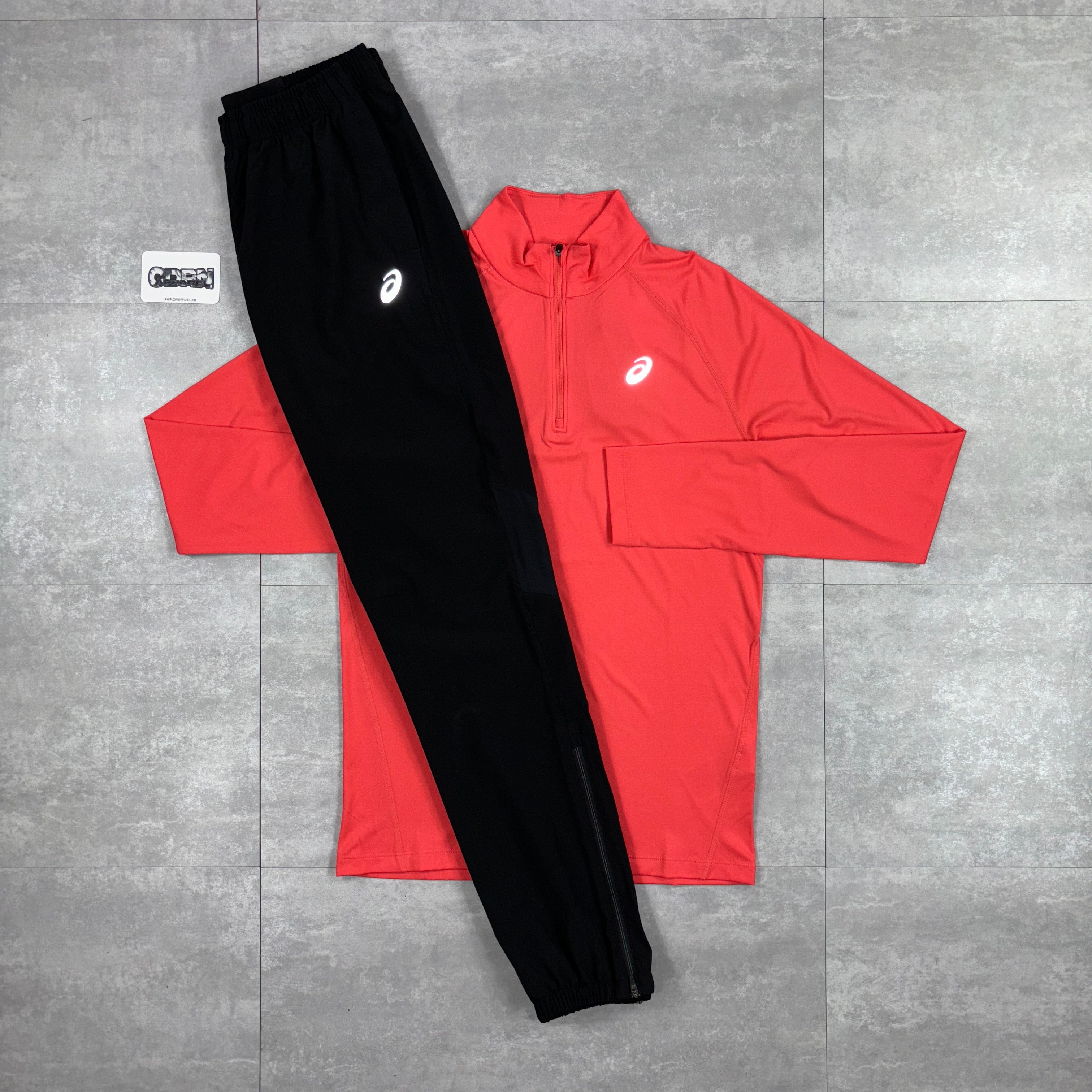 ASICS 1/4 Zip - Coral Reef